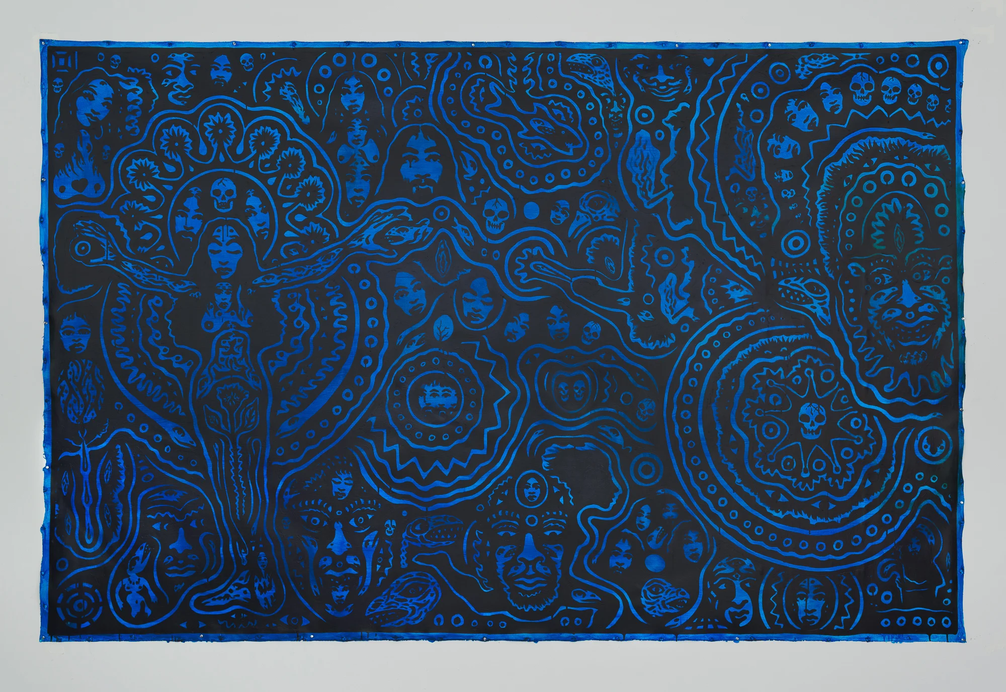 Untitled, 2018, # 18-6 acrylic on canvas 83x128 in. (210x325 cm)