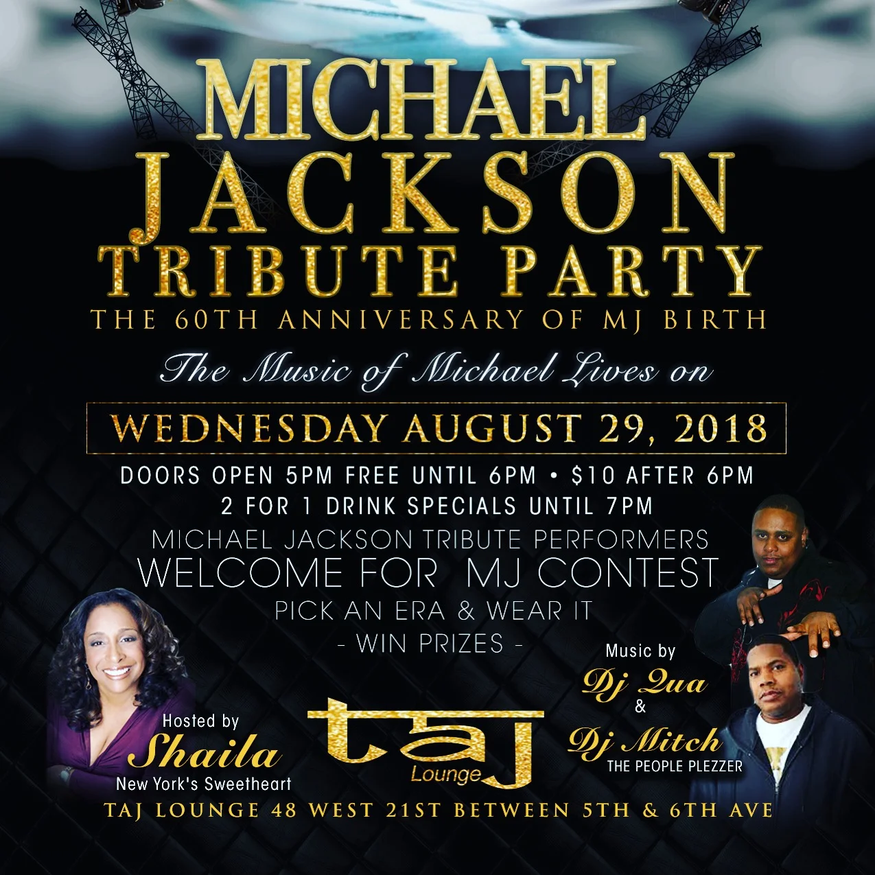 Michael Jackson Tribute Party - 60th Anniversary of MJ's Birth!