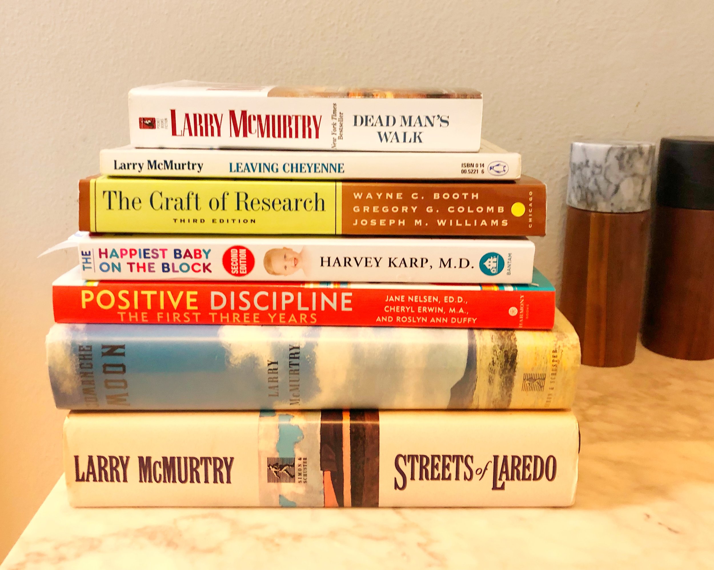 As you can see, I’ve been very impressed with my first McMurtry book, an audiobook of Lonesome Dove that I started earlier this month.