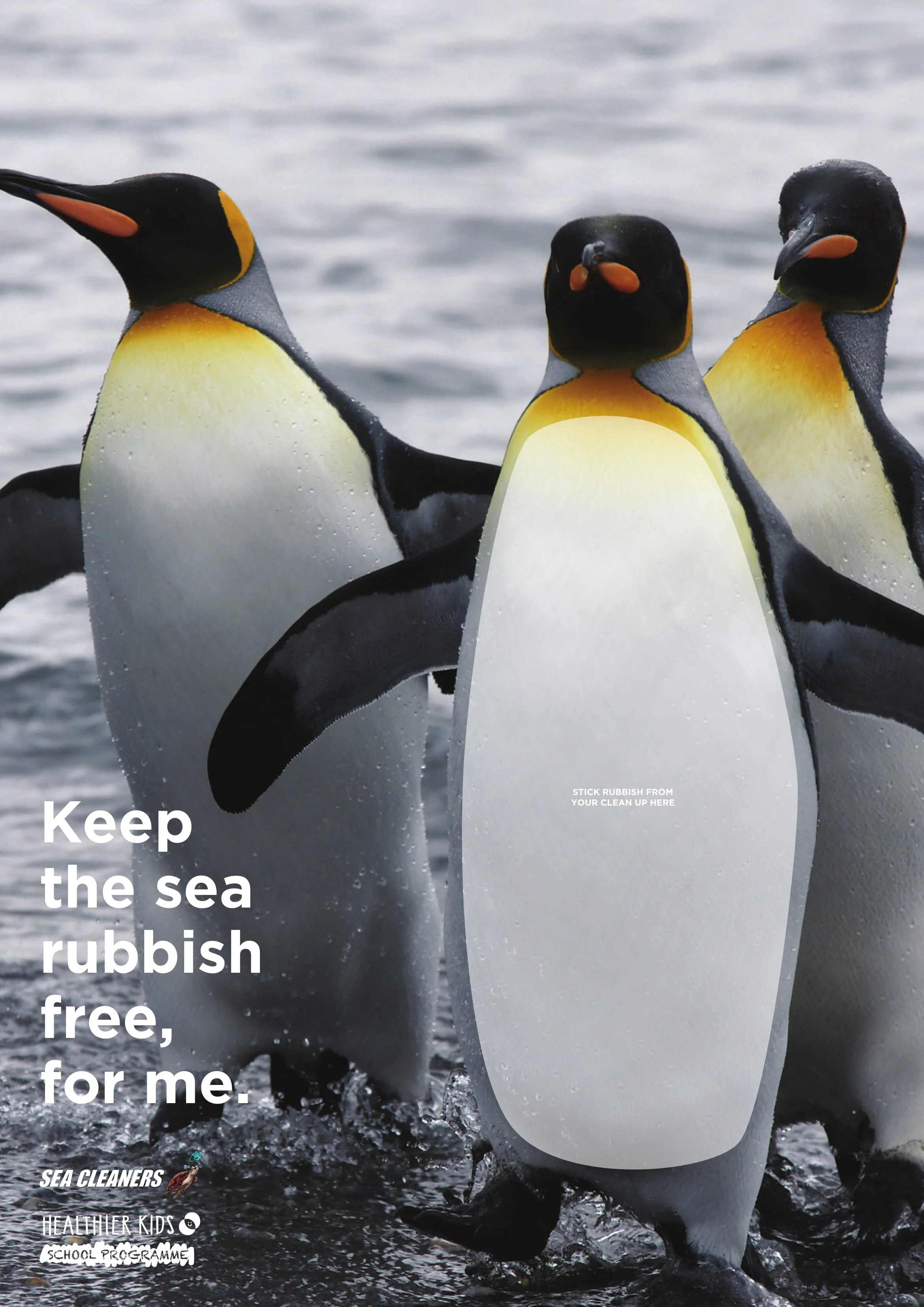 Conduct a clean up of a local green space or waterway in an effort to keep the sea rubbish free.