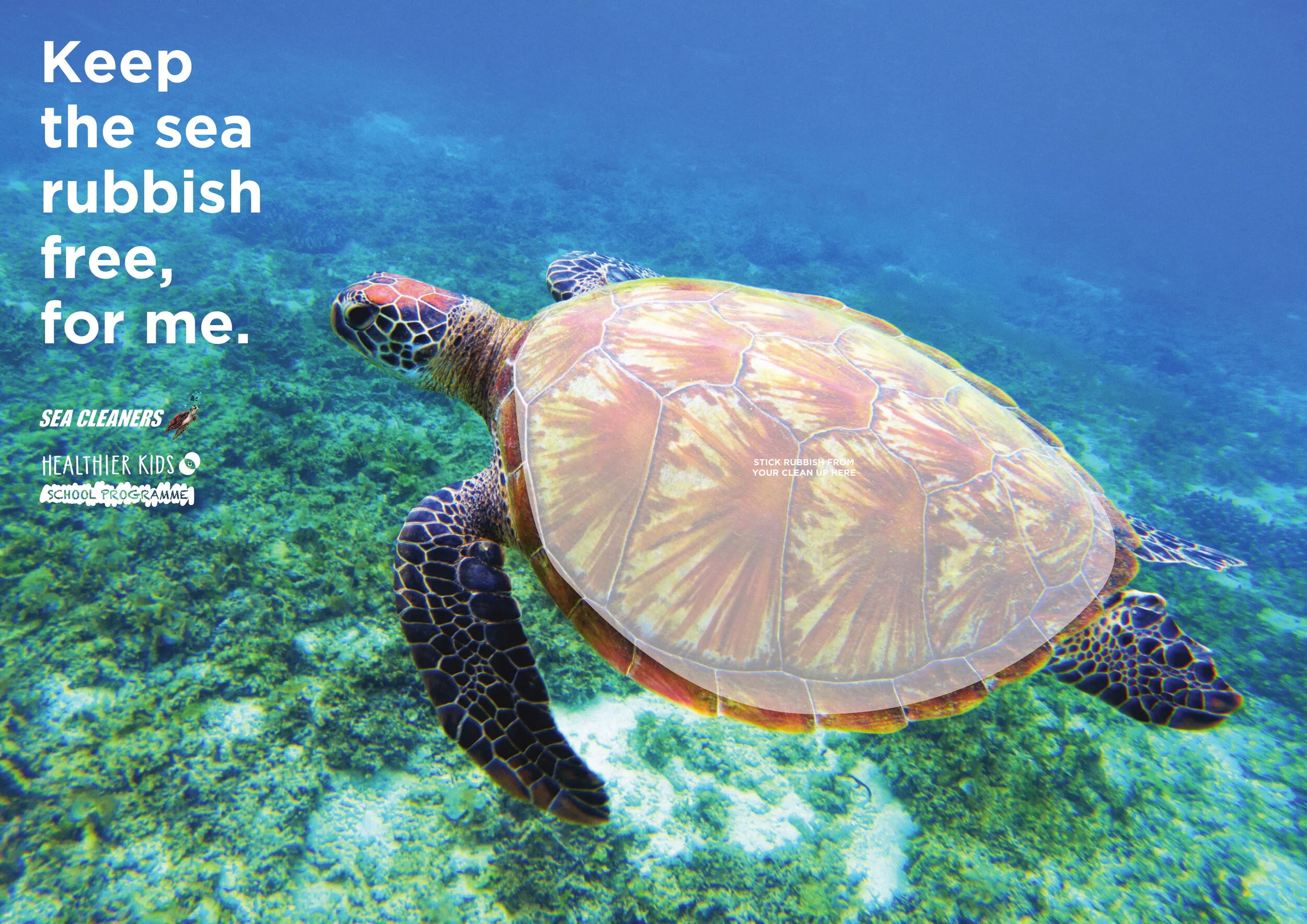 Conduct a clean up of a local green space or waterway in an effort to keep the sea rubbish free.