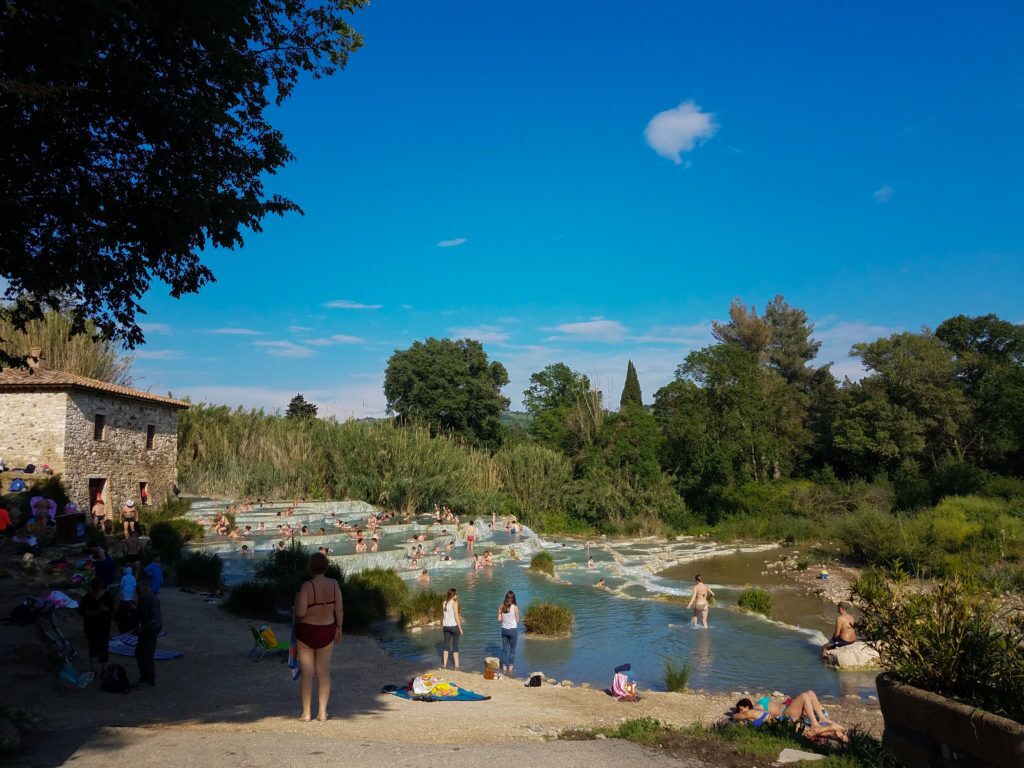 Hot springs at which not one person stared at our fat bodies, which was lovely.