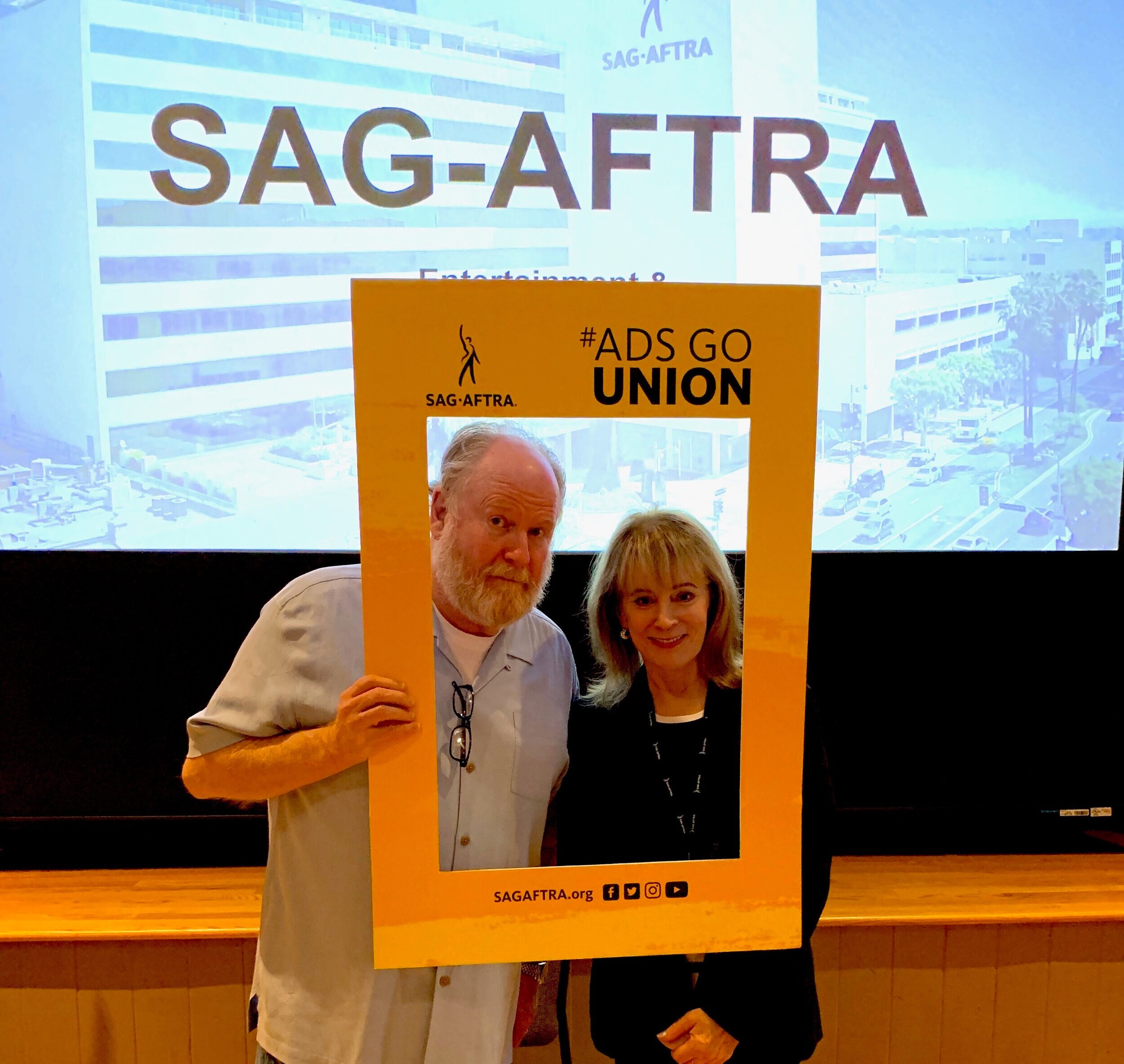 SAG-AFTRA Los Angeles President Patricia Richardson, Los Angeles Vice President David Jolliffe, 2020