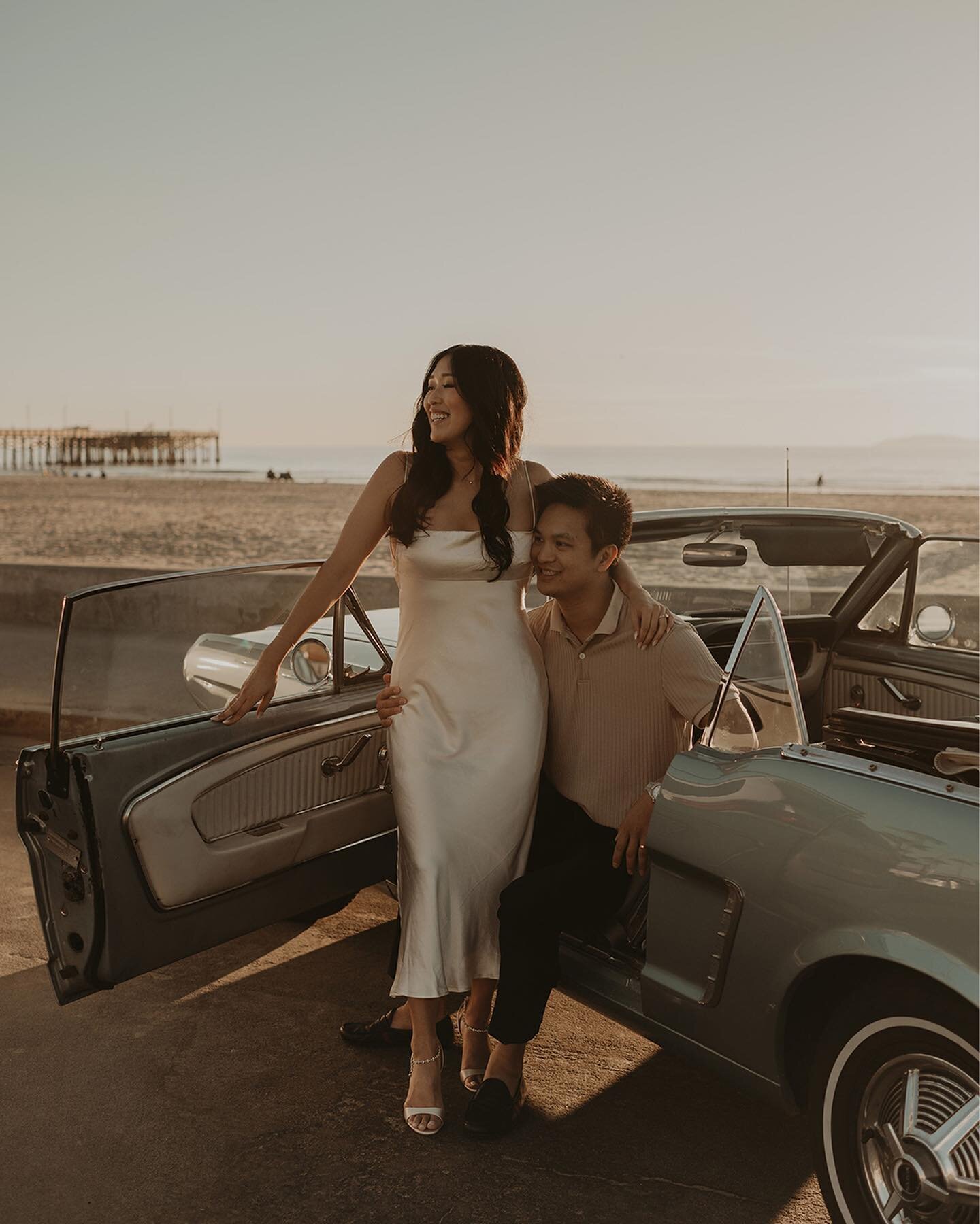 blessing your algorithm with P+J&rsquo;s California inspired engagement 🤍🥹 the seagull was a paid actor