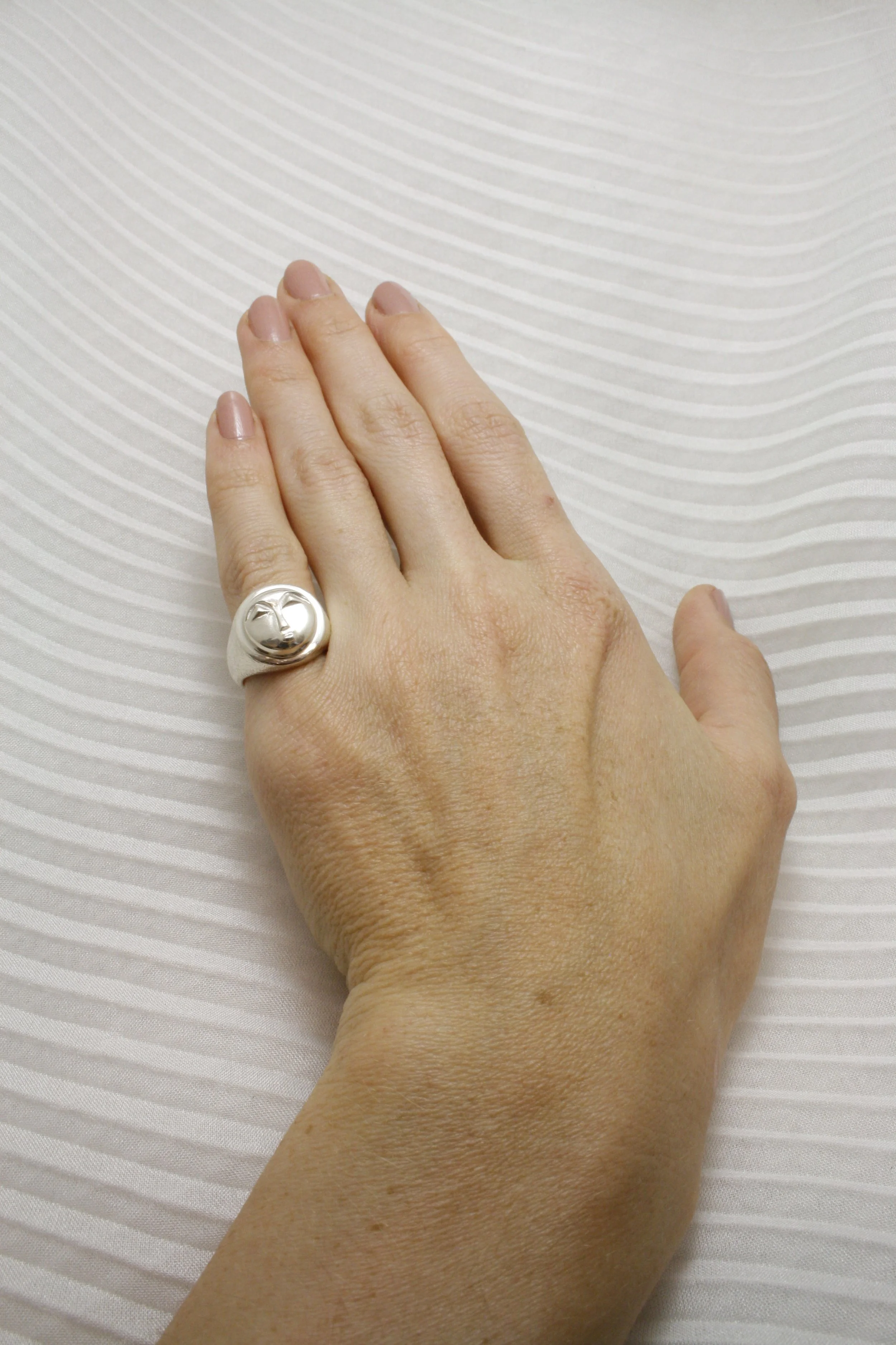 Solar Signet Ring - Silver (SALE)