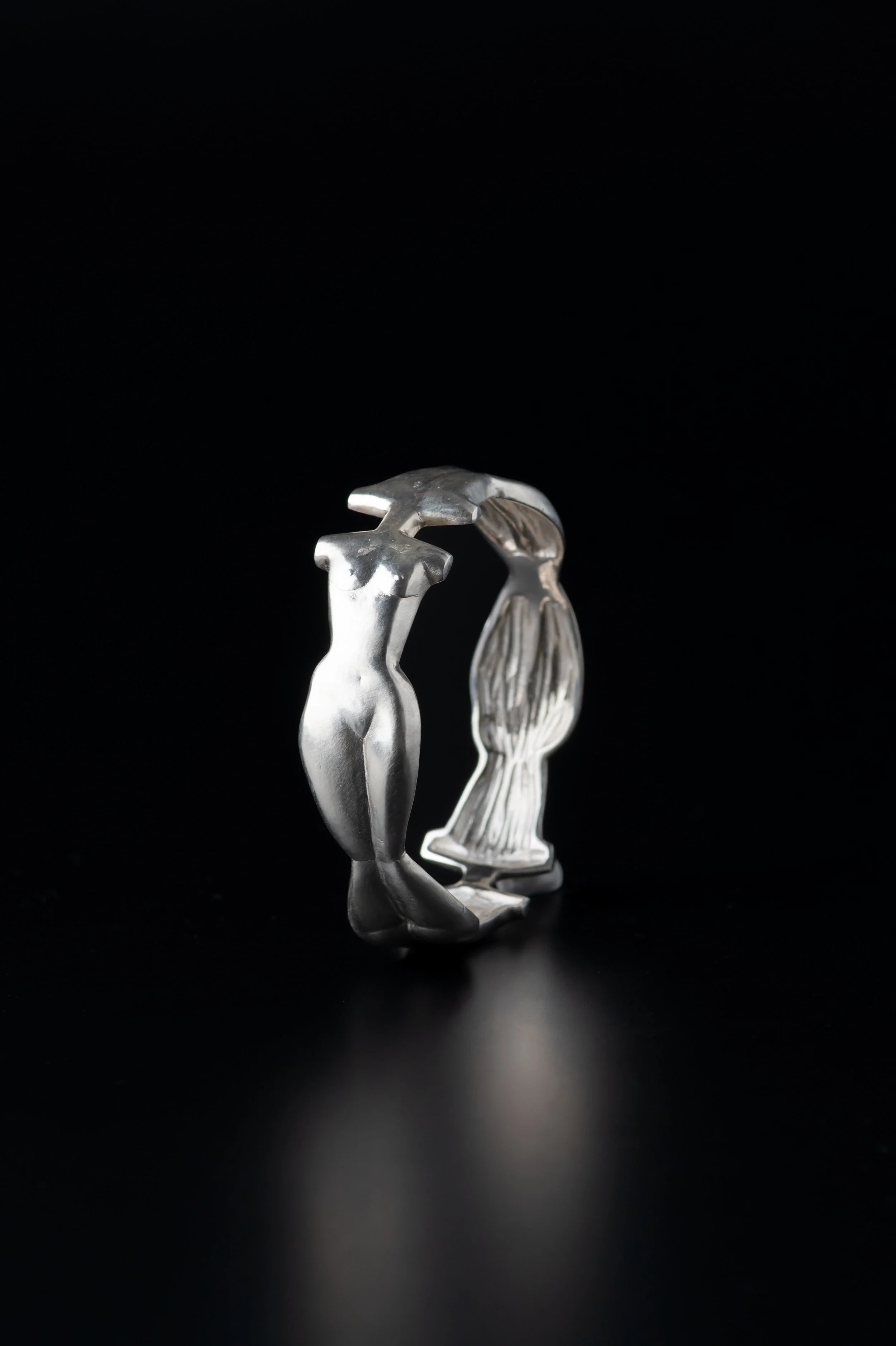 Torso Bangle - Silver (SALE)