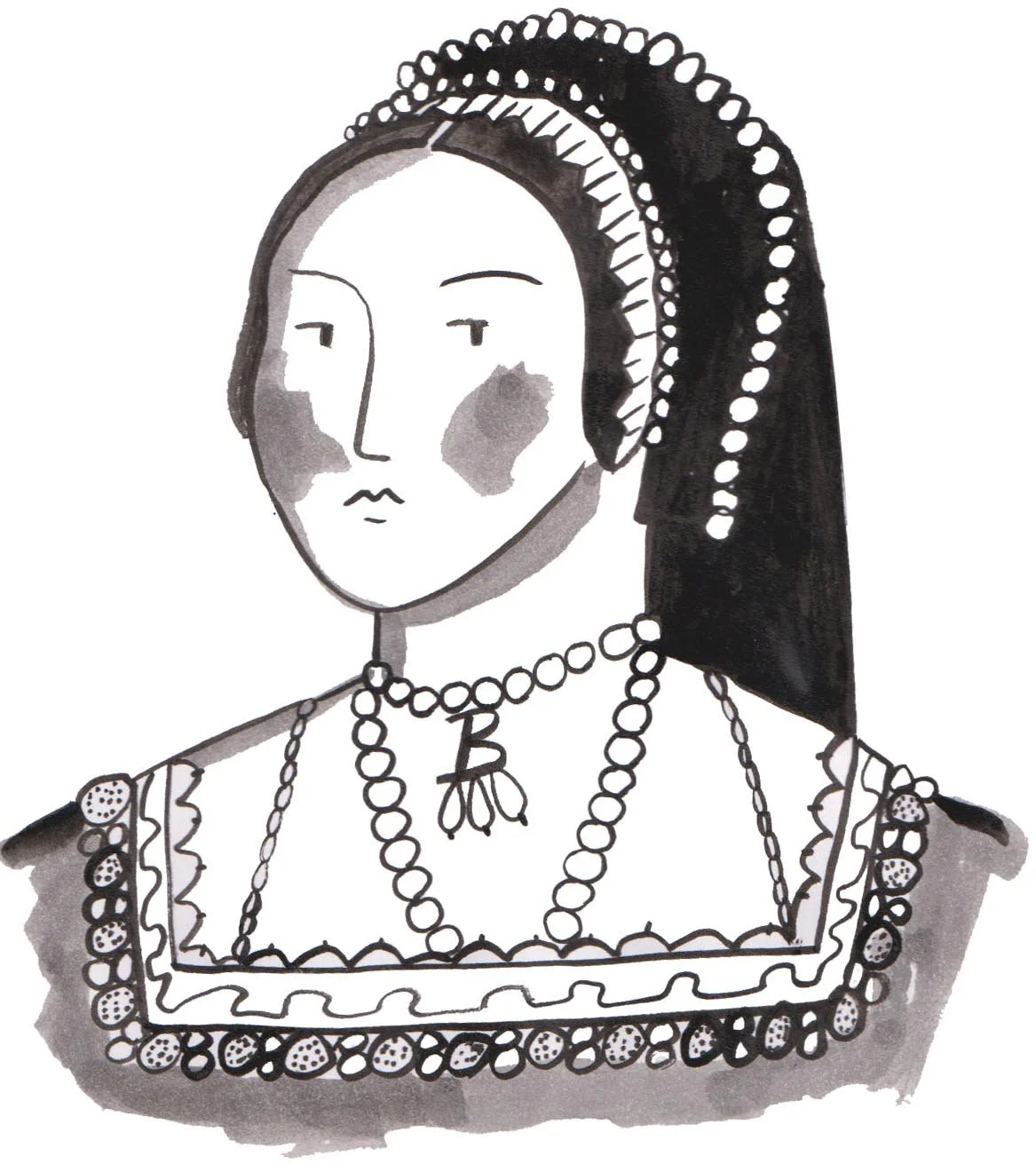 anne boleyn henry VIII Historical illustration stacey williamson-michie 2026.jpg
