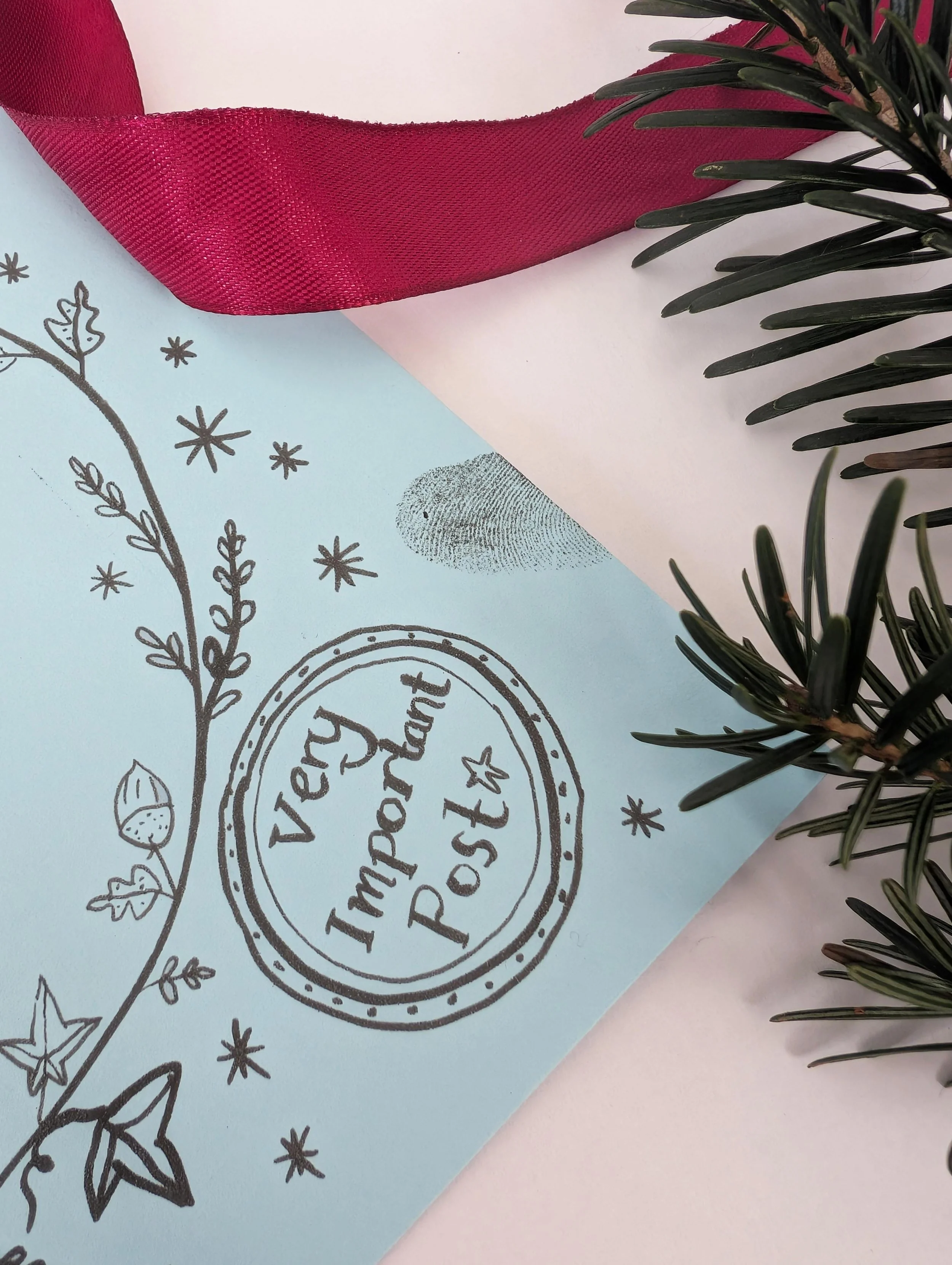 thumb print father christmas personalised card a2.jpg