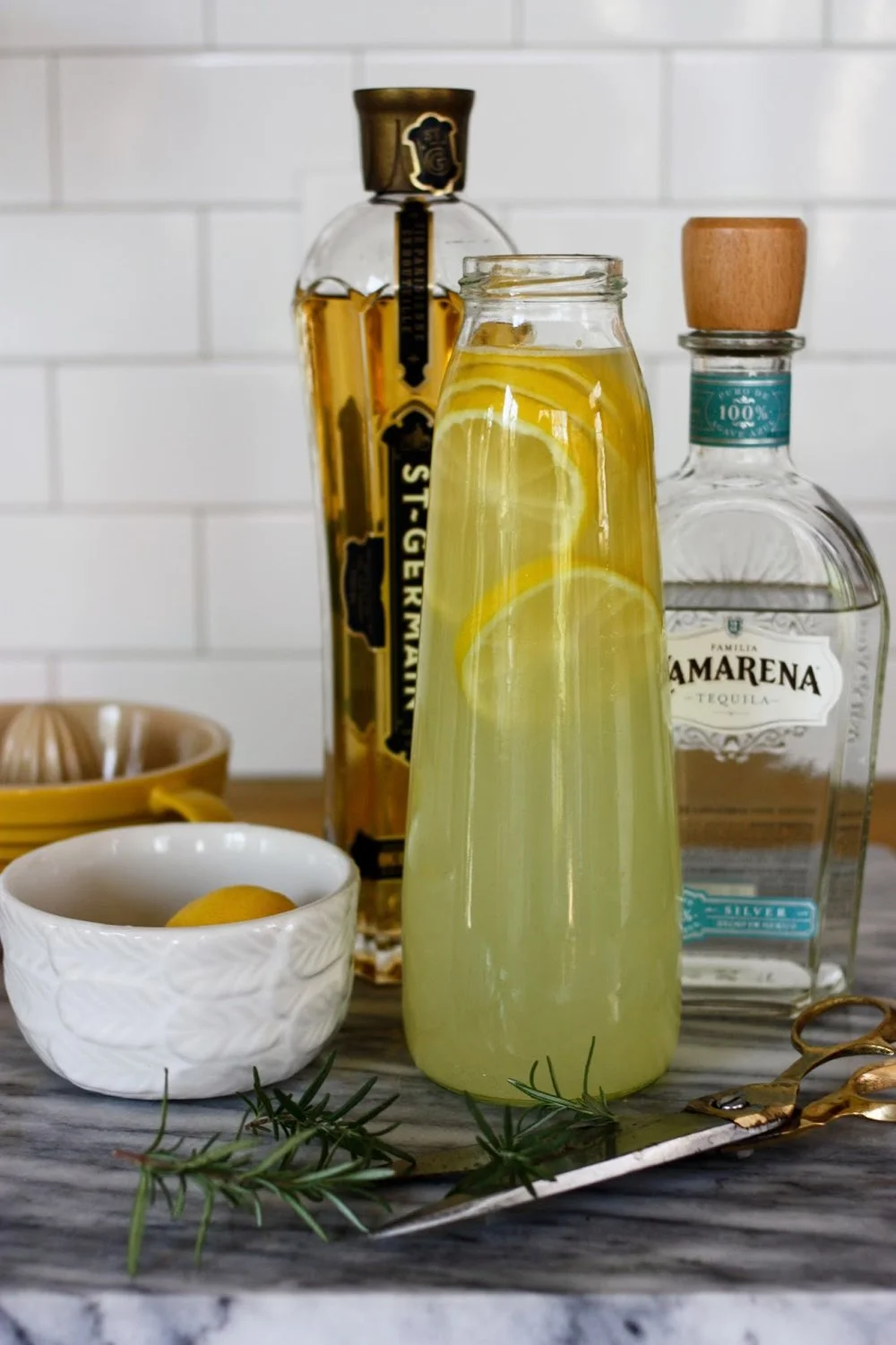 St Germain Rosemary Lemonade