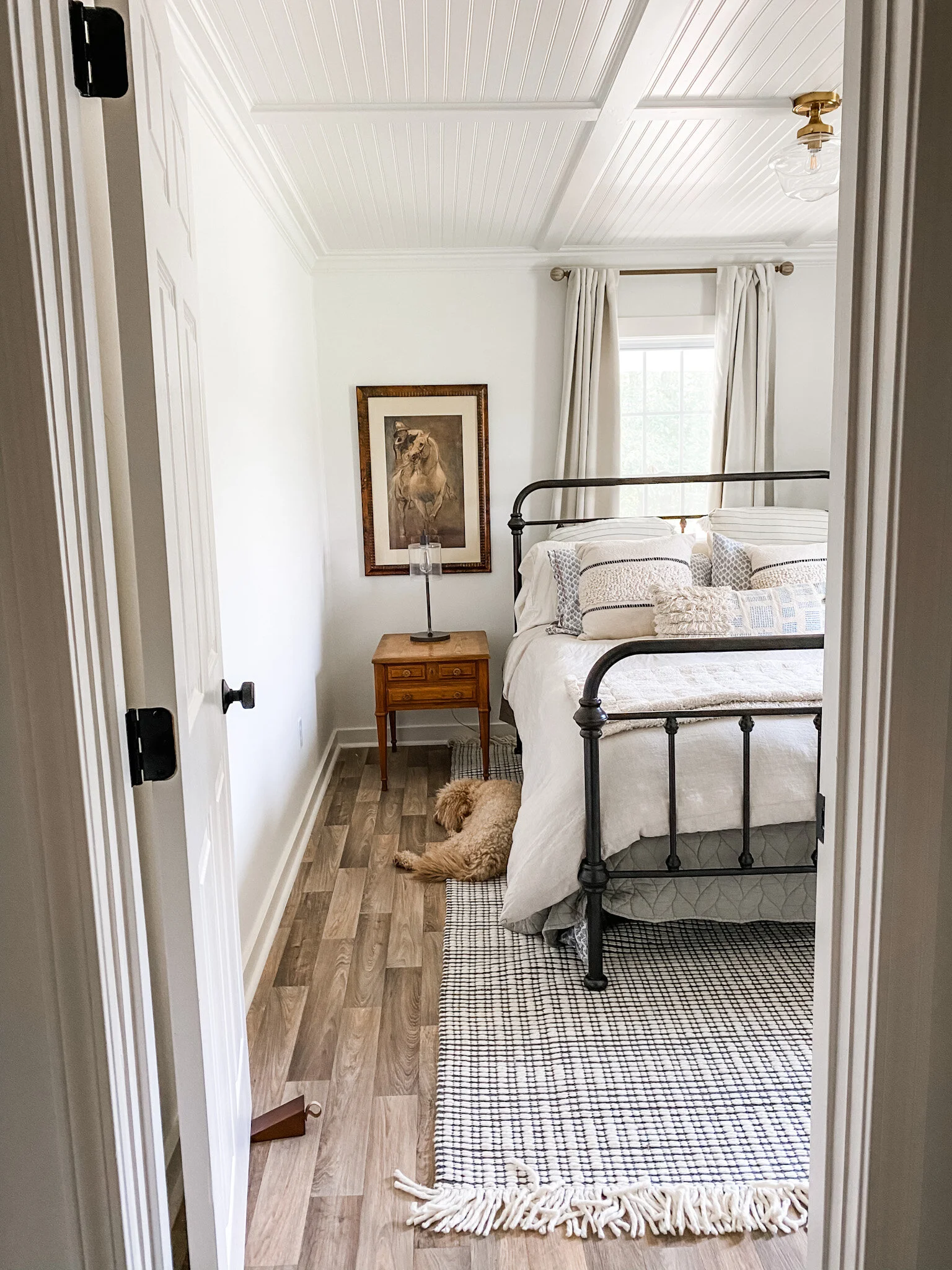 Floor to ceiling wainscoting  Bead board walls, Beadboard, House and home  magazine