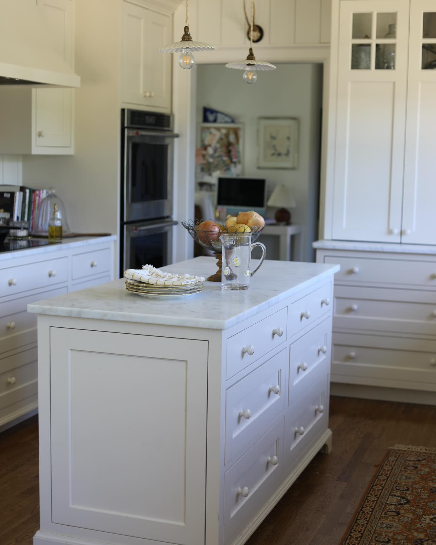 @etsy is one of my favorite sources for unique hardware finds! anything handmade is my favorite and these wooden knobs in our kitchen are one of our most asked about! did you know that you can have your cabinet maker spray these to match your cabinet