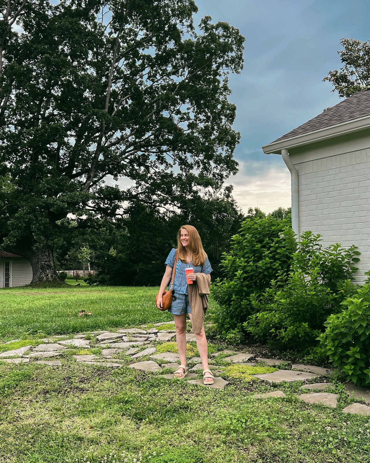 Gingham girl summer is in full swing 🍓☀️ Wearing this lightweight gingham set and layering it with the softest cashmere boyfriend cardigan, both from @onequince. Timeless, elevated basics at a price that makes sense. New customers can get 10% off wi