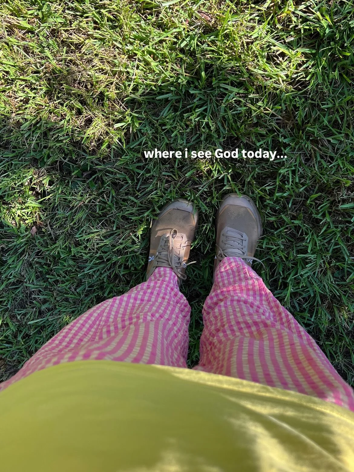 every day i write in a journal where i see God. i feel held by prayers, i am sleeping better, i have had full days where i have been out of bed. God is showing me that He is my all in all, the ultimate comfort in times of trouble, that i have HOPE an
