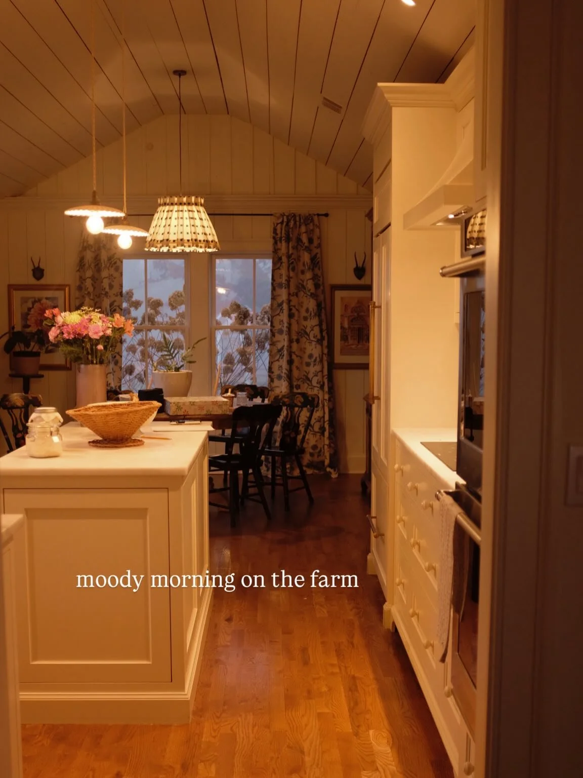 one of my hopes this year is to slow down enough to capture the beauty of each day 🤍 grateful for moody mornings like this. do you love the fog too?