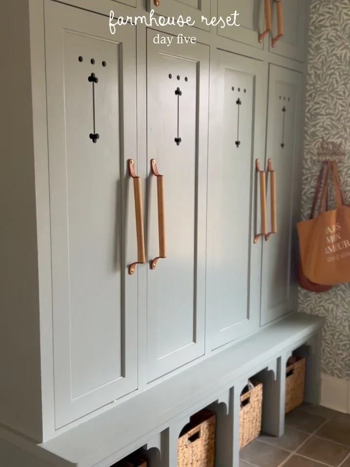 nurturing home day 5/30 Friday Reset - organize the book bags and lunch boxes, refill whatever needs to be refilled (think soap dispensers, coffee, paper towels, toilet paper etc!), mini clean out of the fridge, tidy up, plan for the week both life a