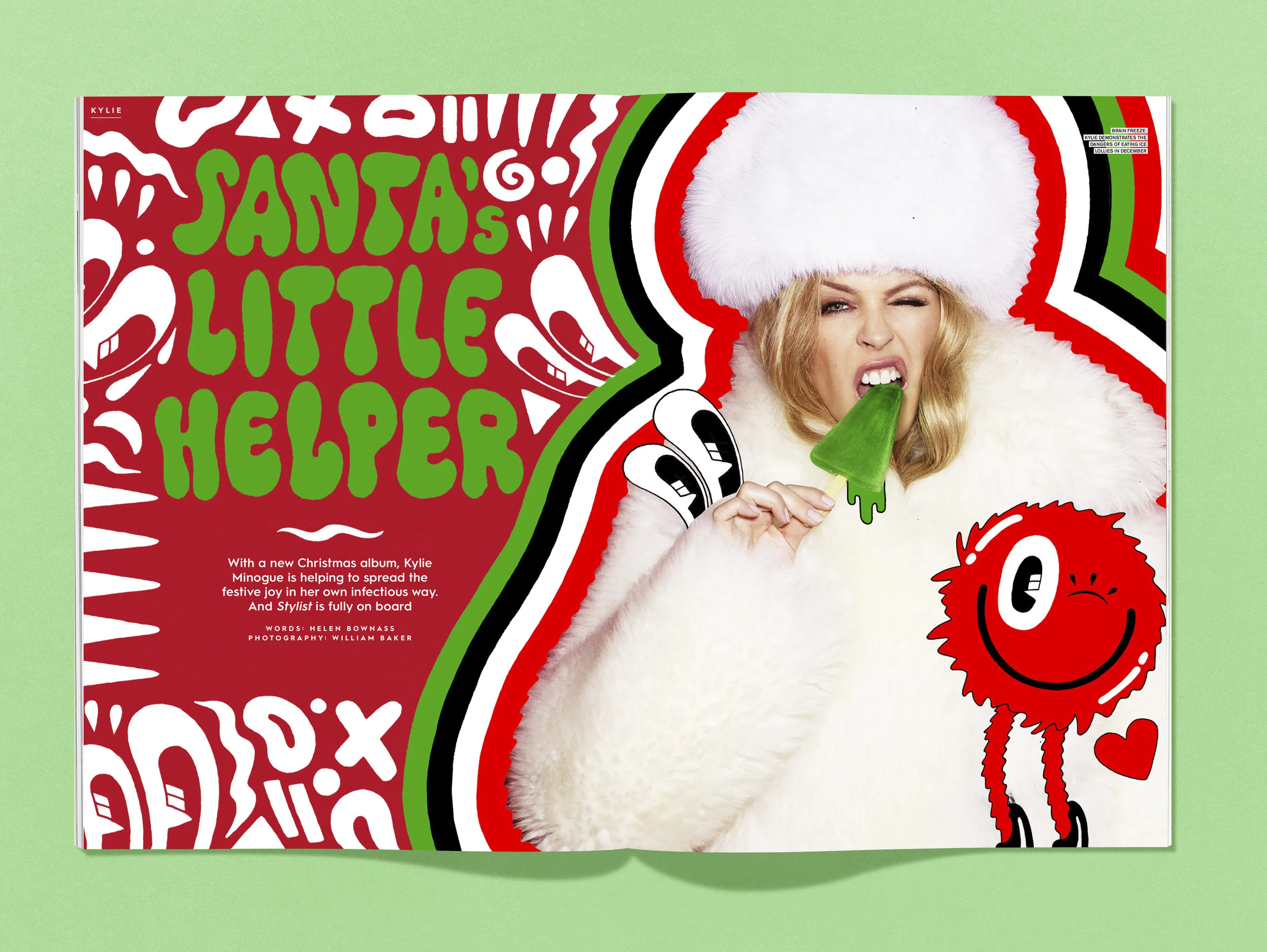 Kylie Minogue doodlebombed by Hattie Stewart.