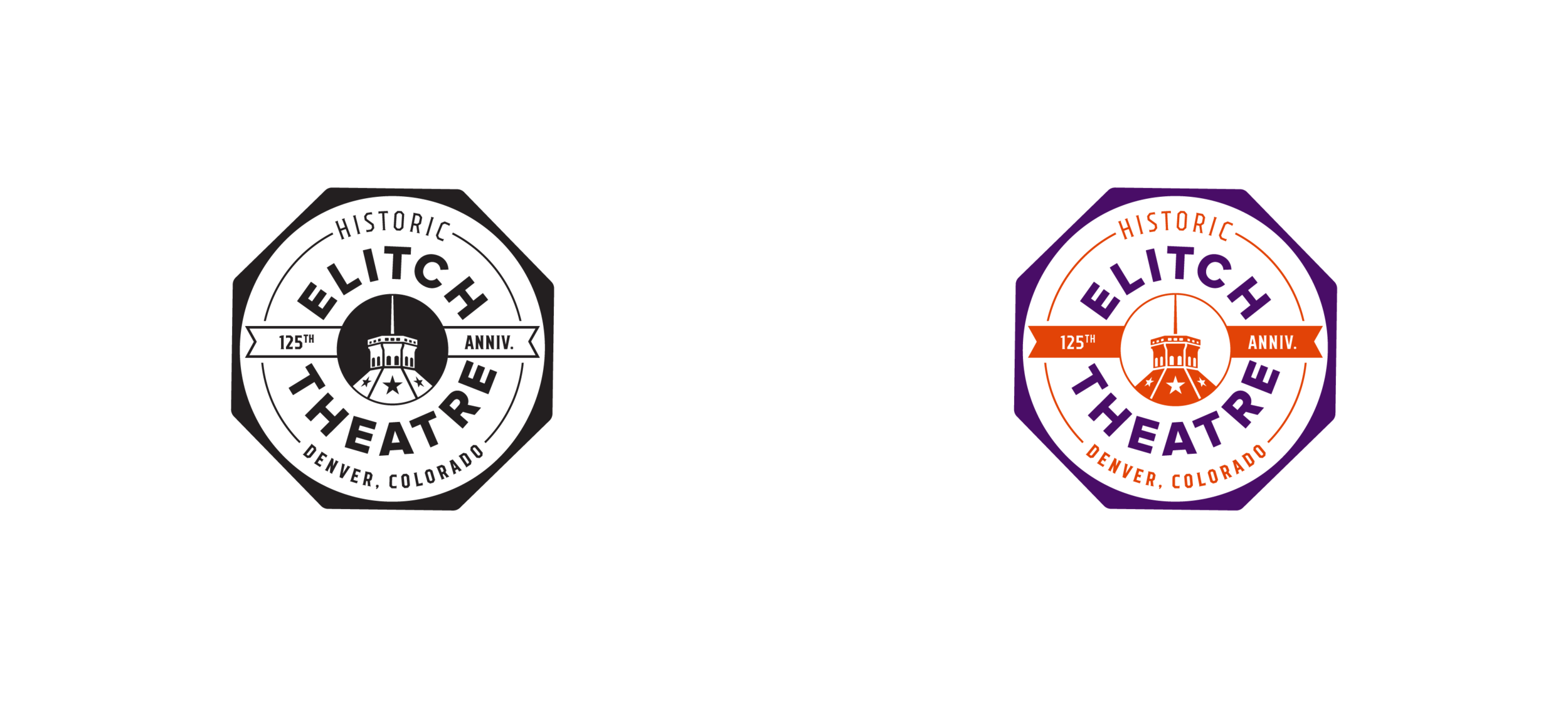 Final 125th Anniversary Logo in Black and White and Color