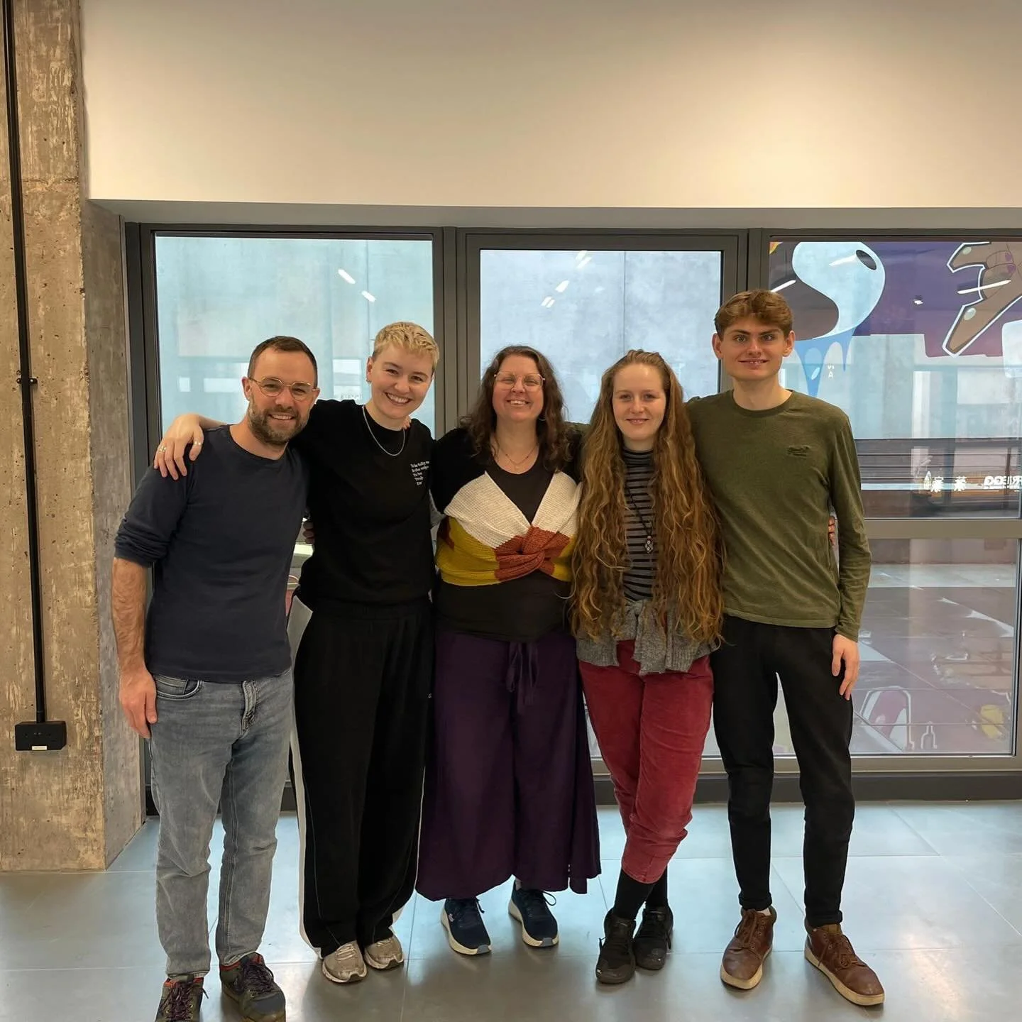 ✨ Huge congratulations to our Associate Artist Mary-Jayne Russell de Clifford! ✨

Mary-Jayne has received Arts Council England funding to further develop her project EVA. Joining Mary-Jayne in the room are performers Zoe McWhinney, Em Prendergast, an