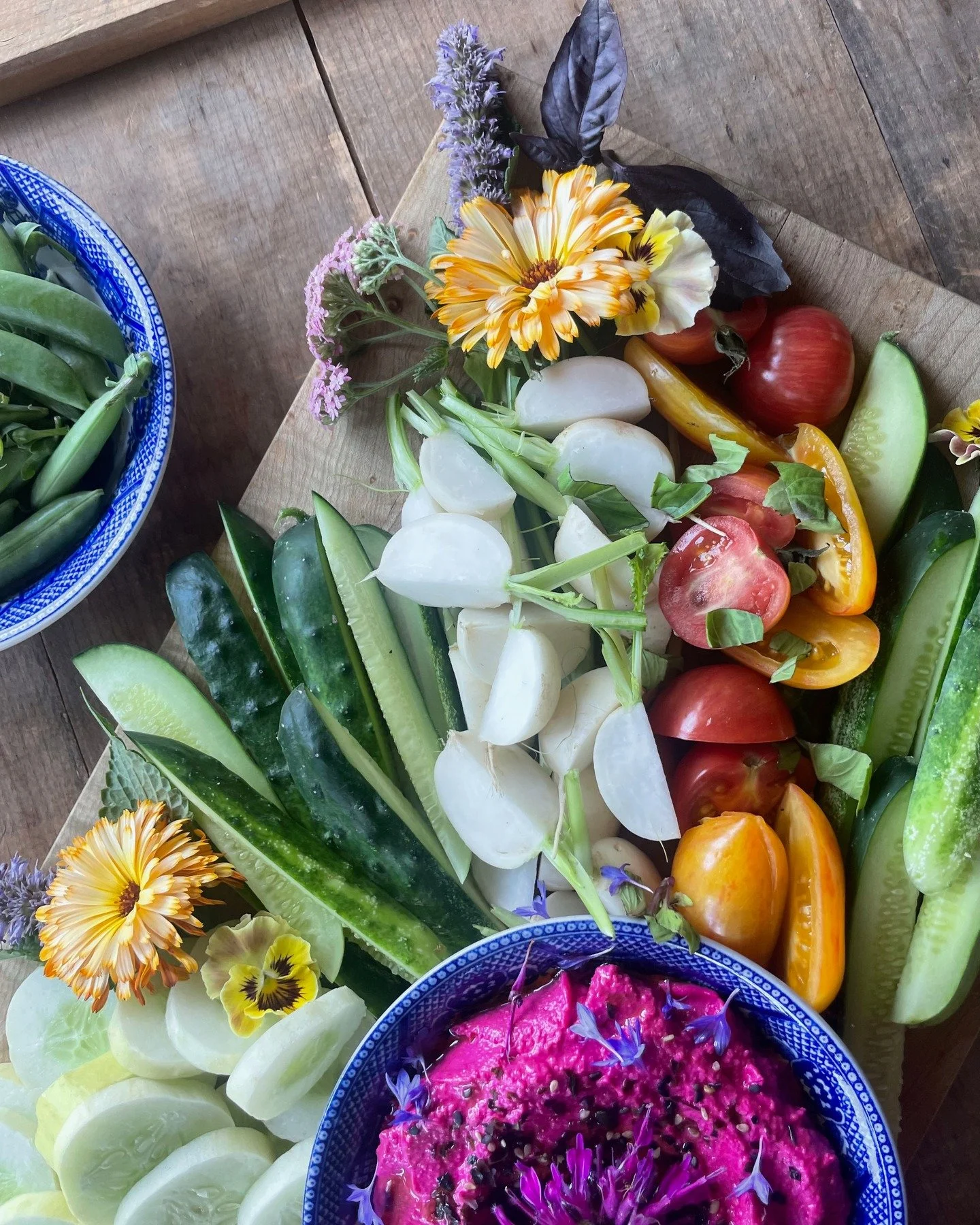 Look at this delicious summer abundance from the farm! Come get it all at our farm stand today (and all Wednesdays until mid-October) between 3:30 and 6:30 in our barn. 

It's been a hot couple of days, so we're especially grateful to see your smilin