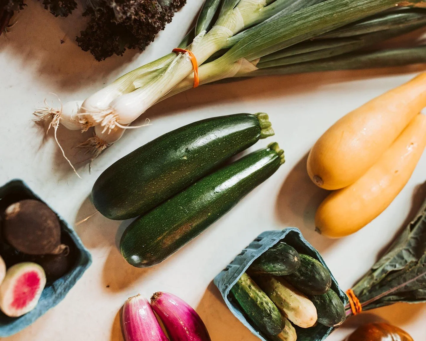 If you're feeling hot this week, keep in mind that humans are working in the fields to harvest your food! Our crew of veggie superheroes is sweating it out to bring you the freshest picks at this week's Wednesday farm stand.⁠
⁠
Come grab some crunchy