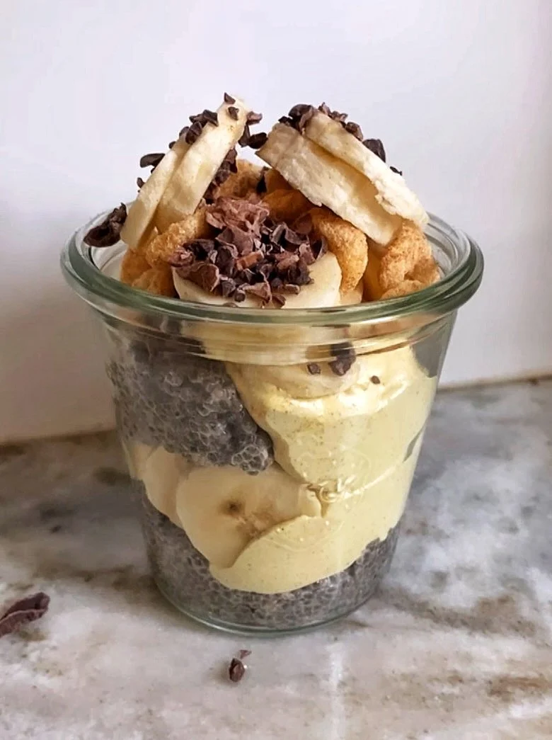 Banana Cream Chia Pudding