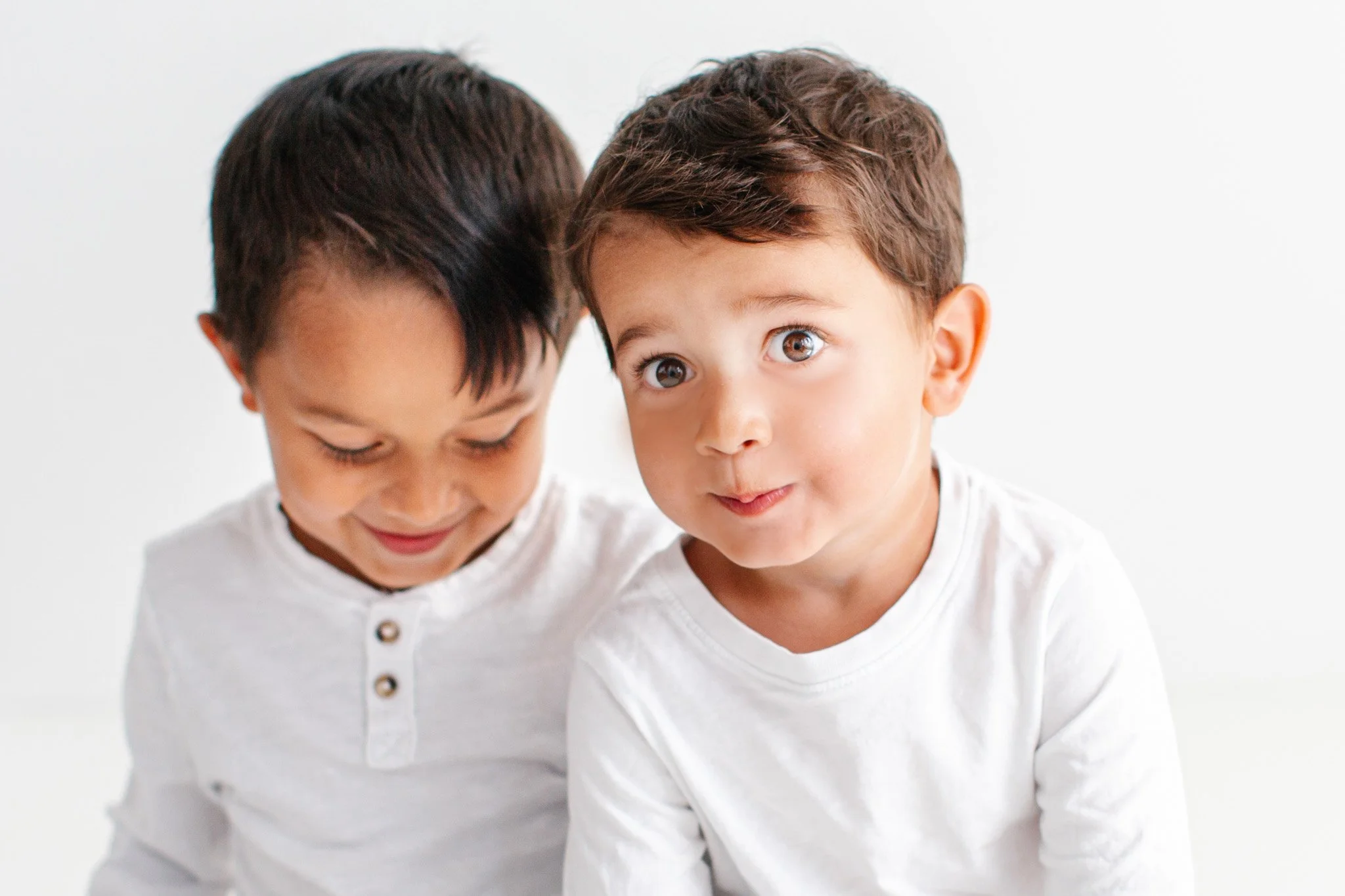 Syskonbild från studion