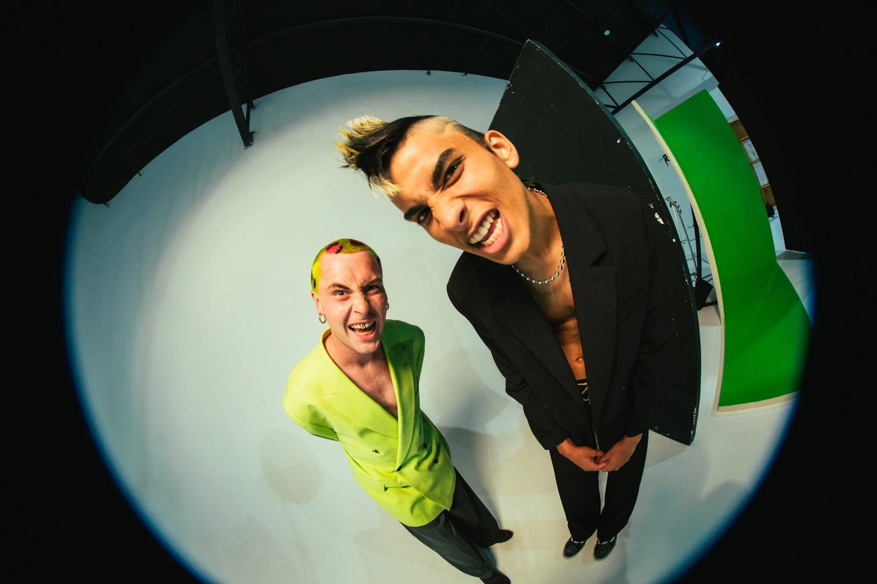 Creative Head and BaByliss Pro punk hair shoot