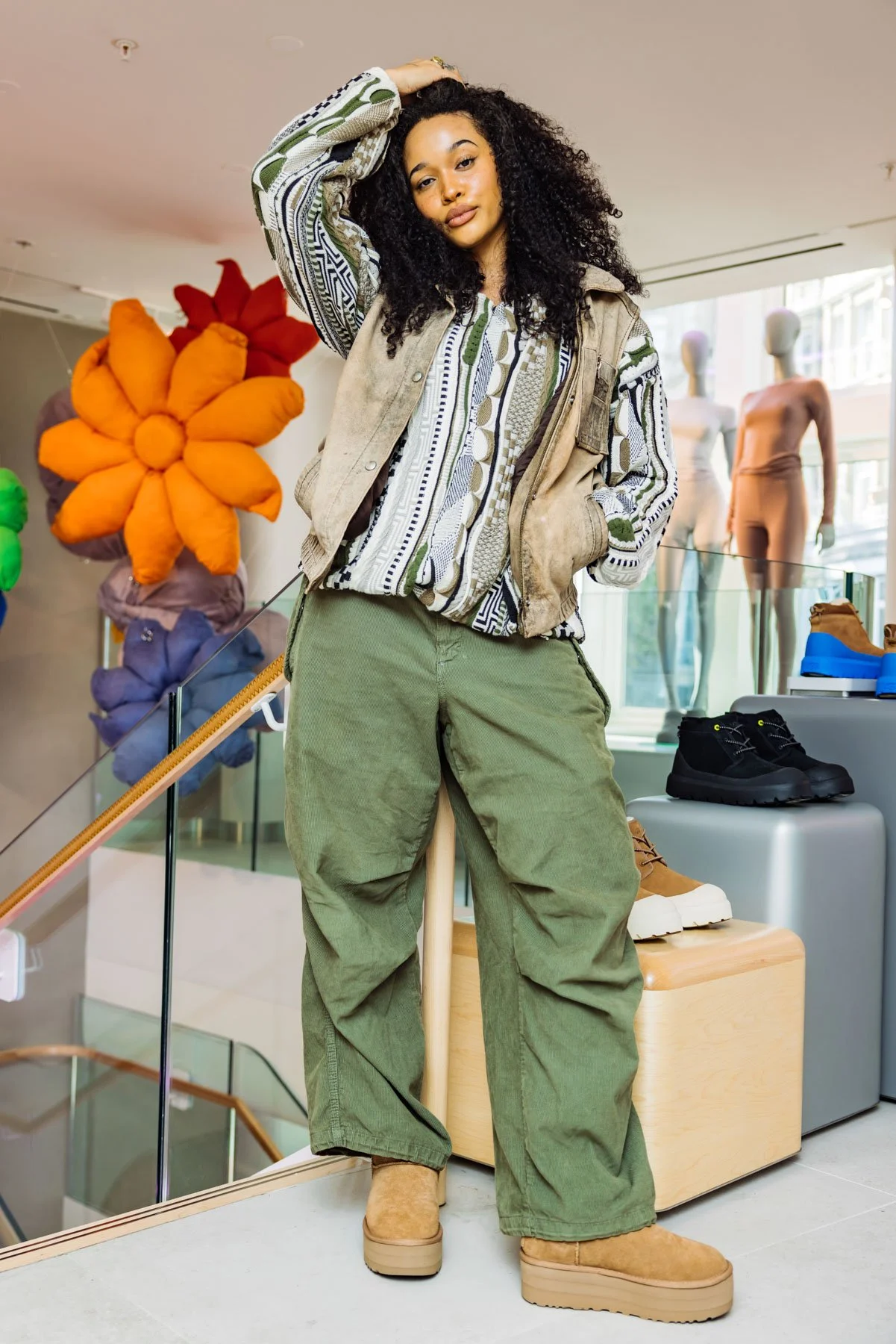 Brand event photography of guest at UGG event