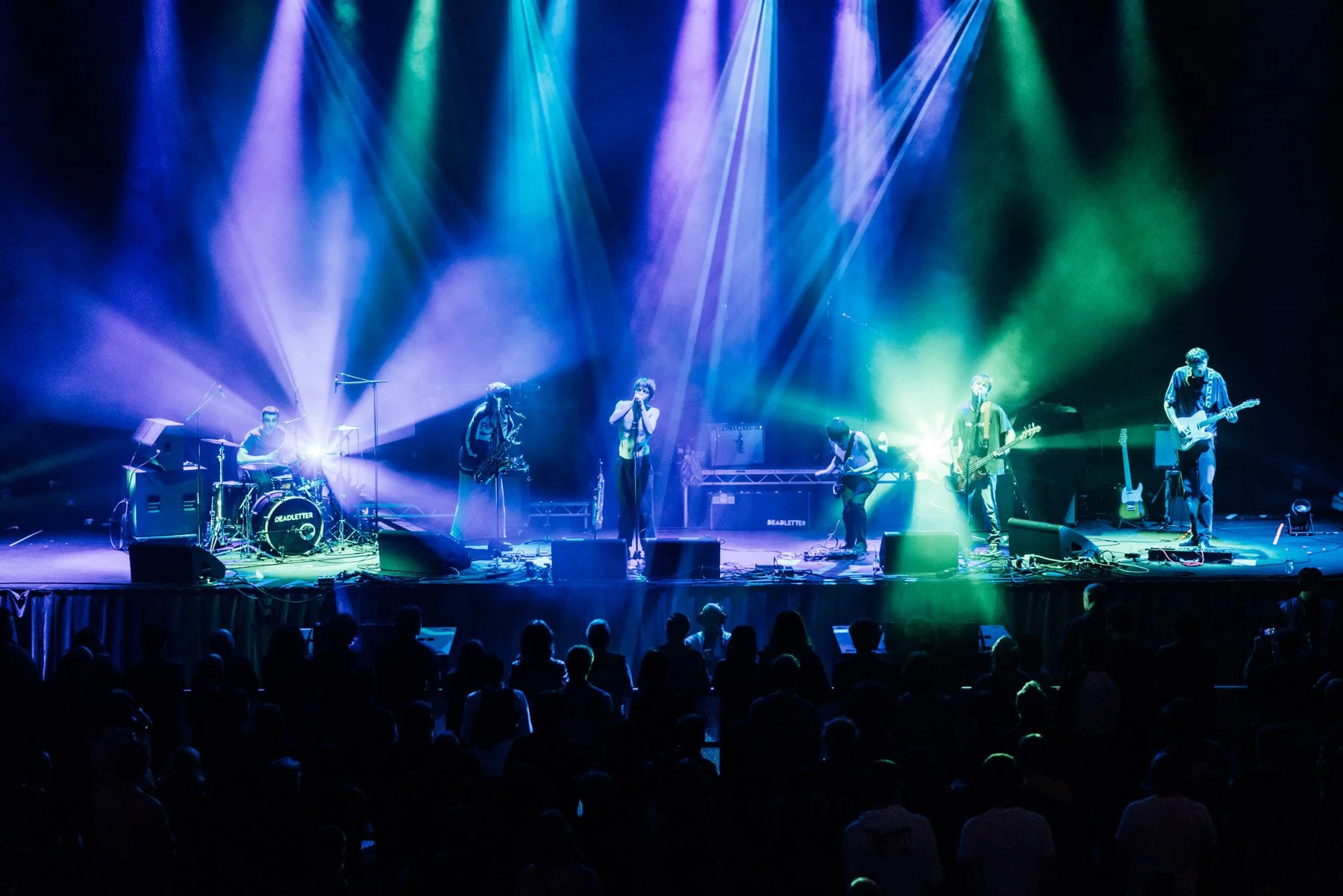 Live music photography of Deadletter performing at Troxy