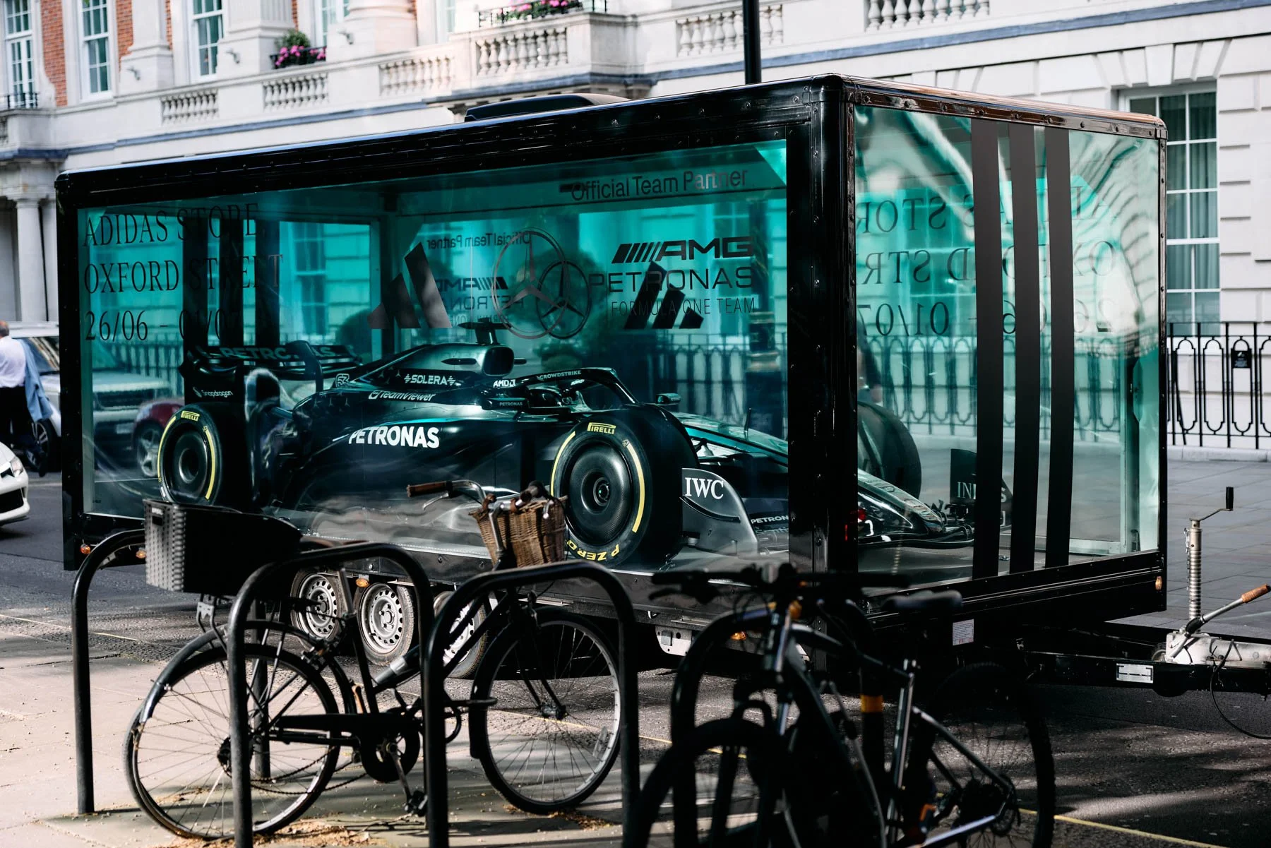 Adidas x Mercedes-AMG Formula One Car Photography