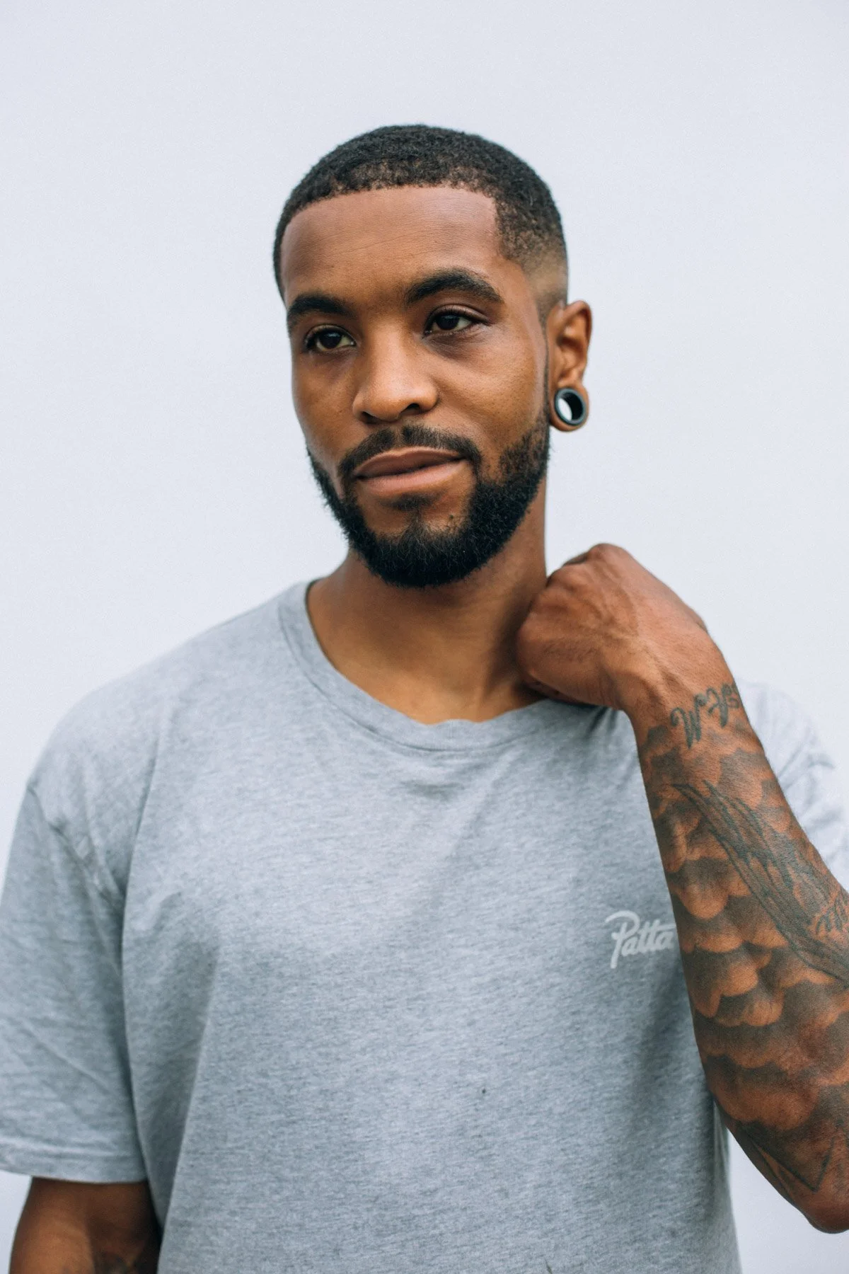 Skatepark inspired hair fashion editorial portrait