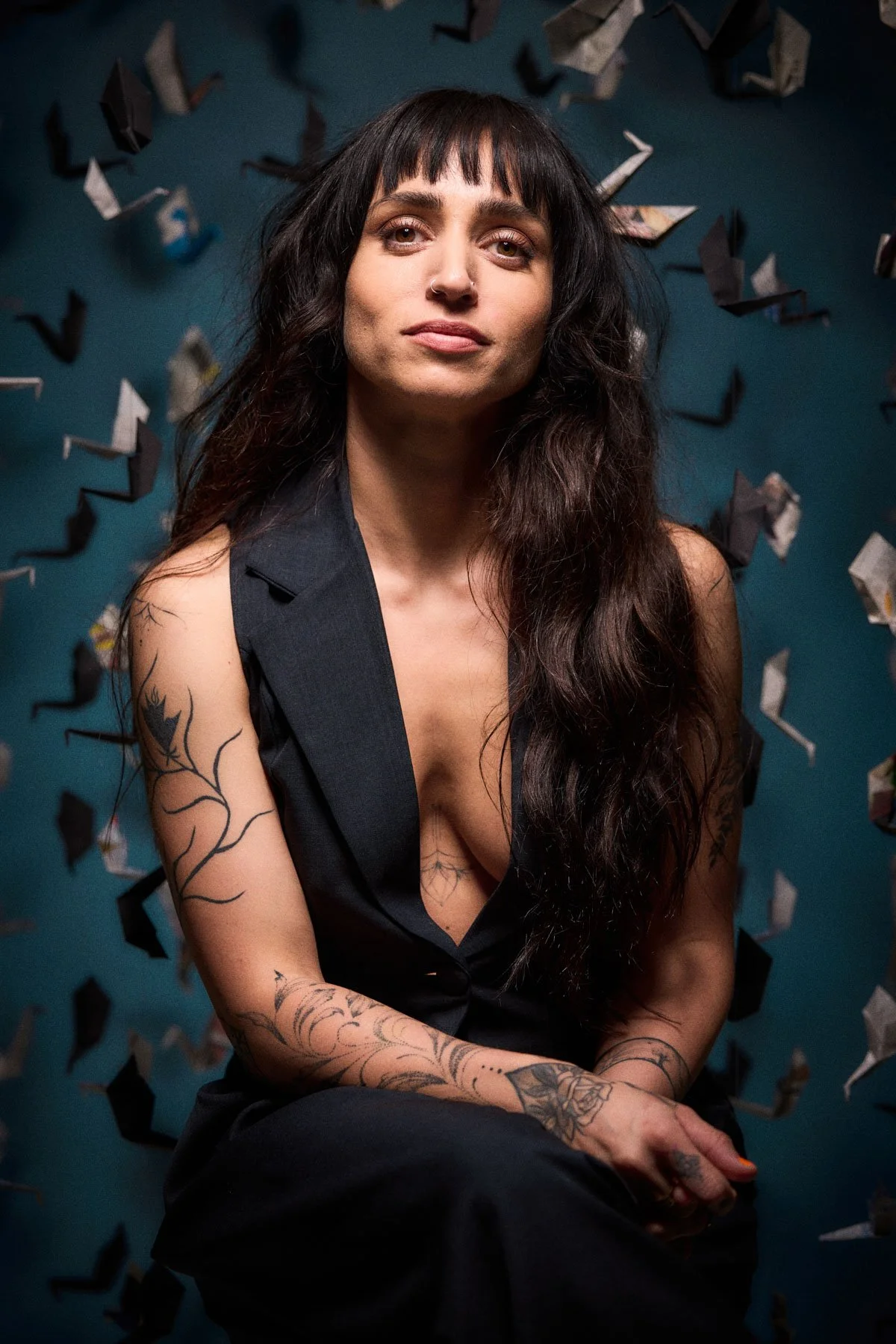 Editorial portrait photography of author Rozie Kelly