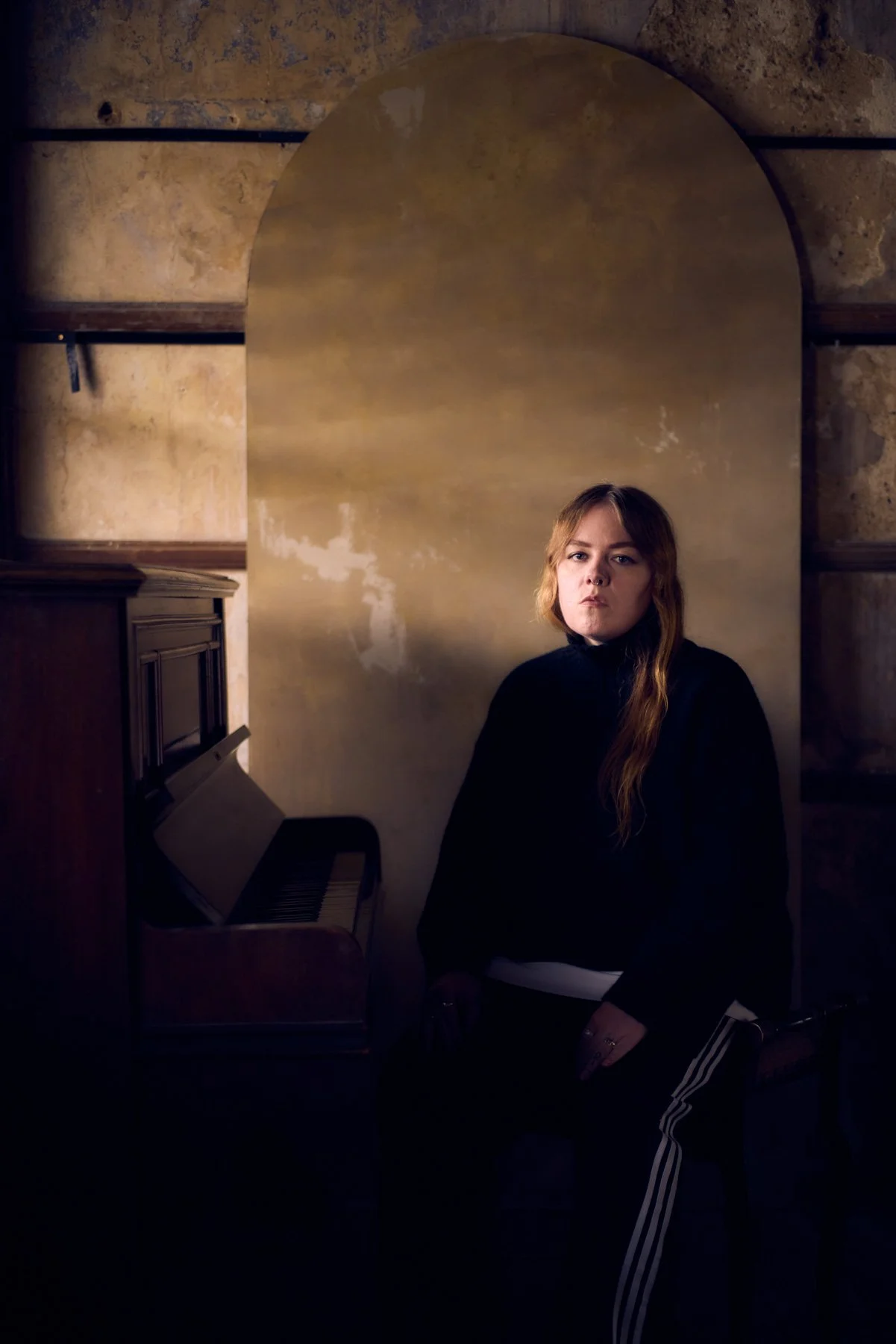 Editorial portrait photography of musician Emma-Jean Thackray