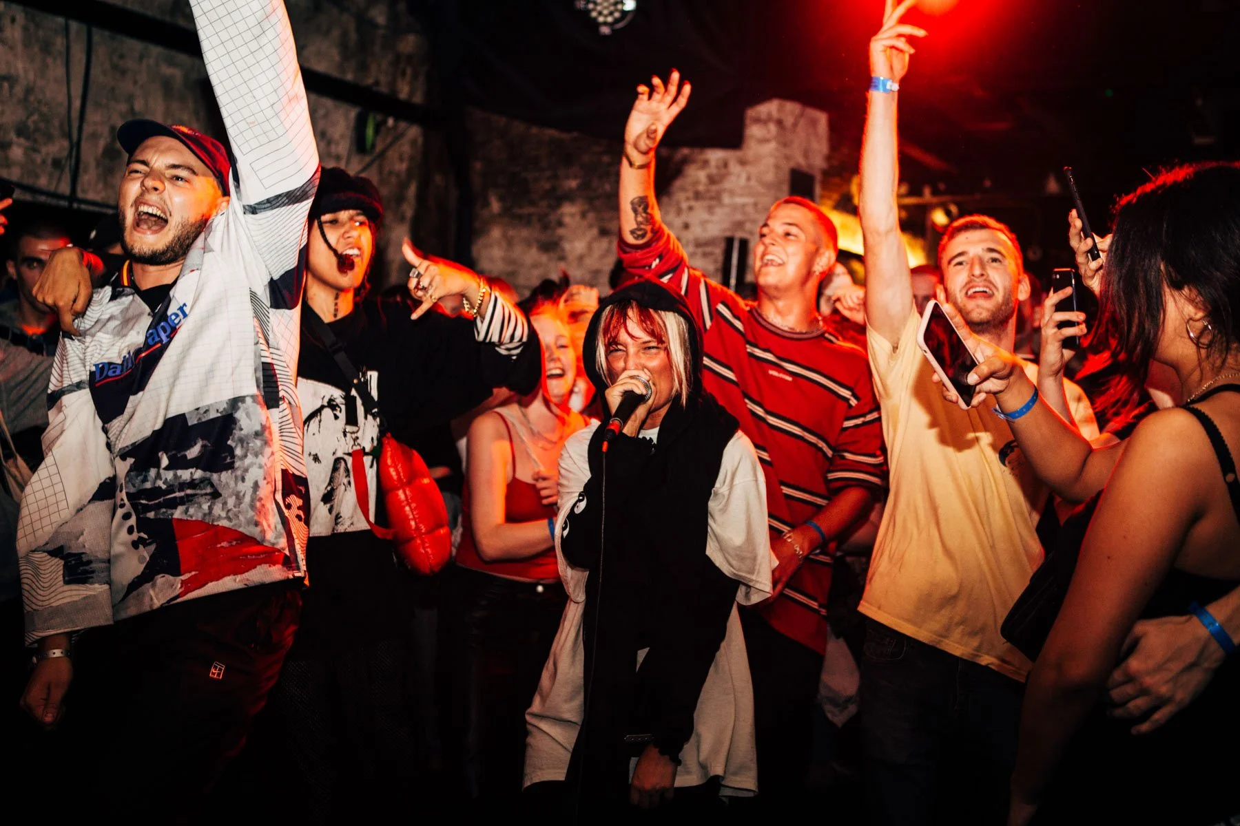 Live music photography of Chlobocop performing at Vans London