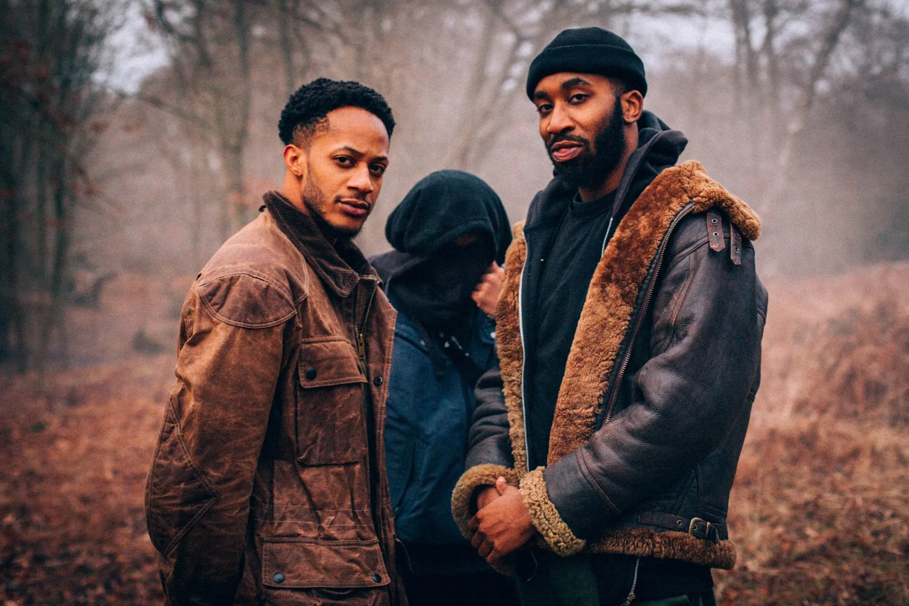 Unit still of extras on set of Subculture’s The River Bend music video