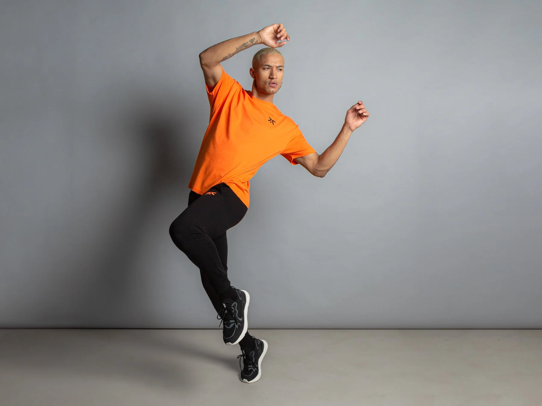 Studio portrait of models styled in FNATIC fashion