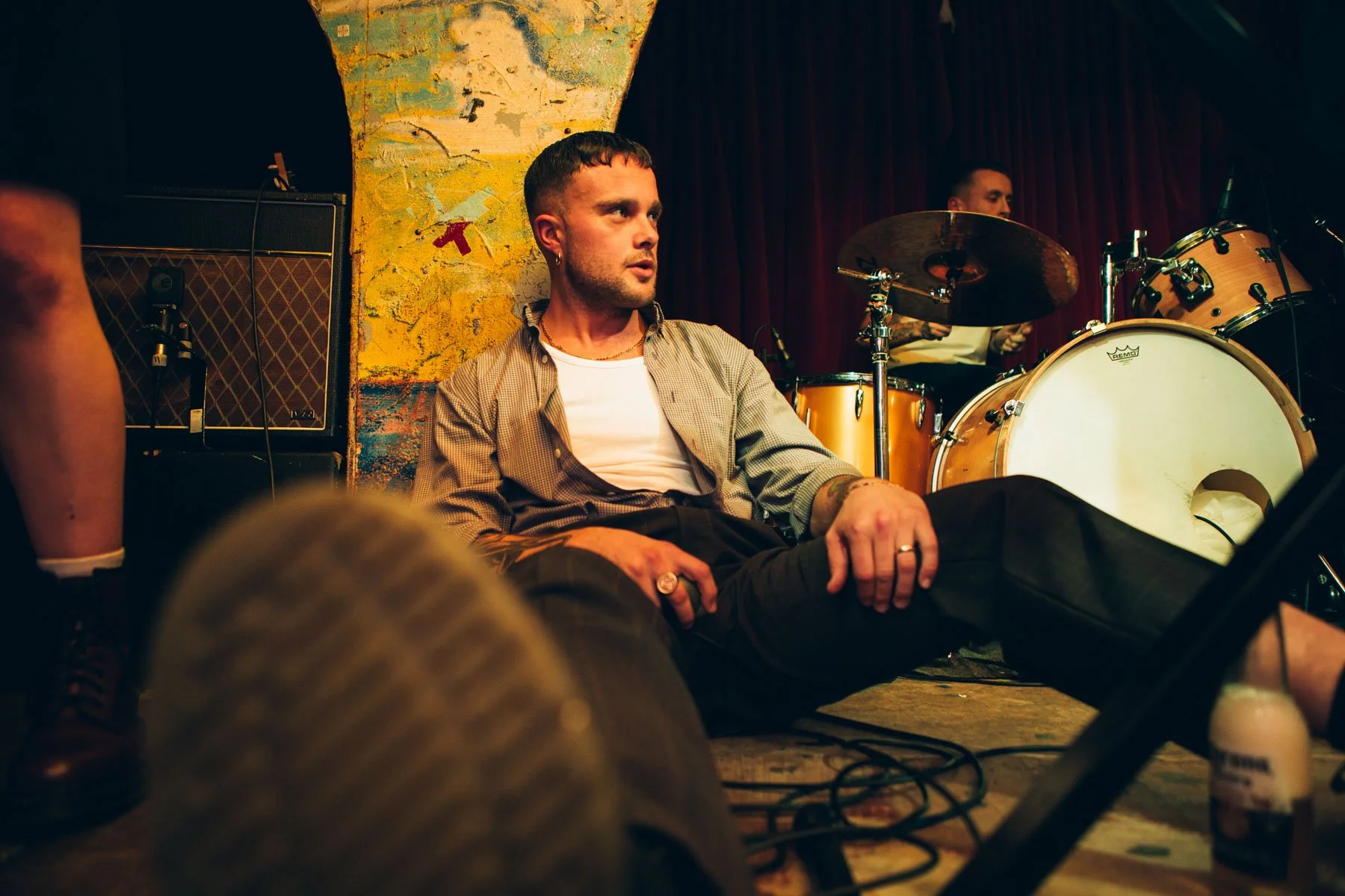 Live music photography of Baby Dave performing live