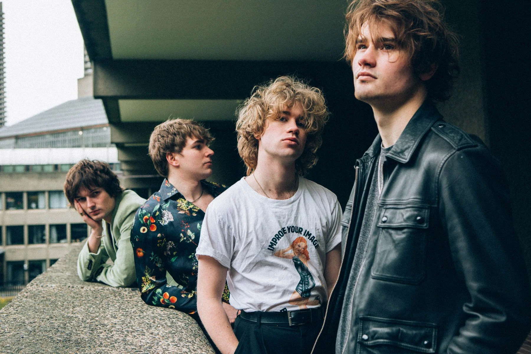 Editorial portrait photography of band Velvet Hands