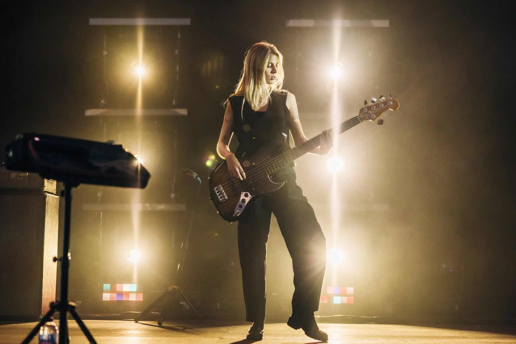 Live music photography of Eurythmics performing at Henley Festival