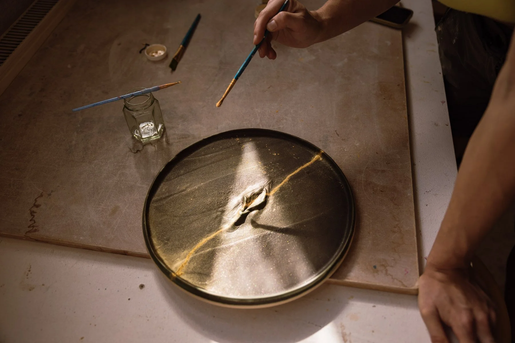 Advertising photography of Gashtrays plate