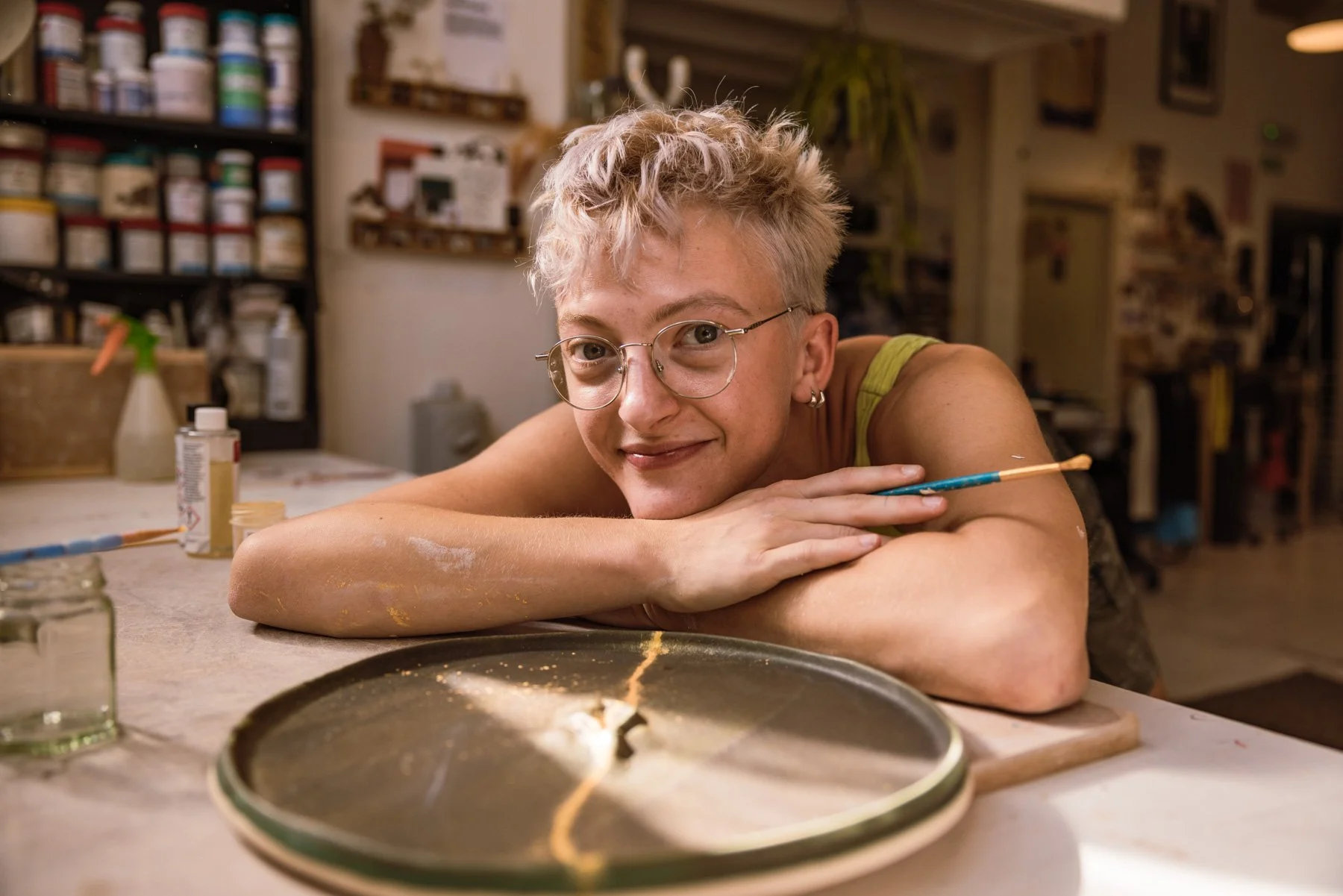 Editorial portrait photography of Hani Dresner of Gashtrays