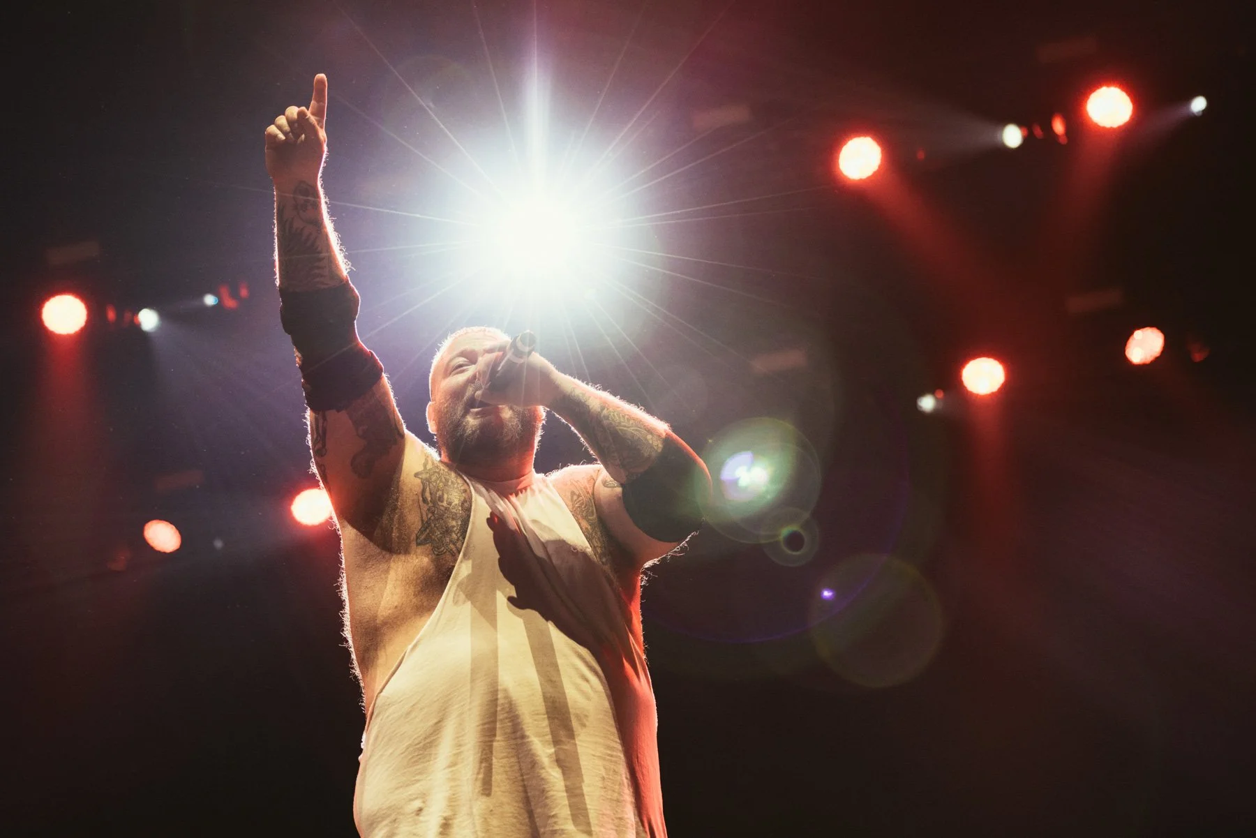 Live music photography of Action Bronson performing at O2 Academy Brixton