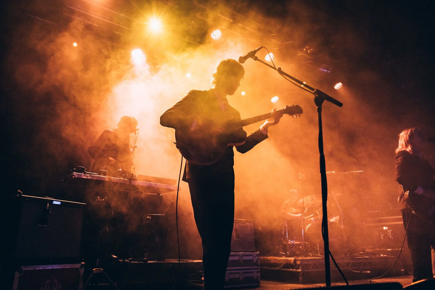 Live music photography of Sorry performing at Electric Brixton