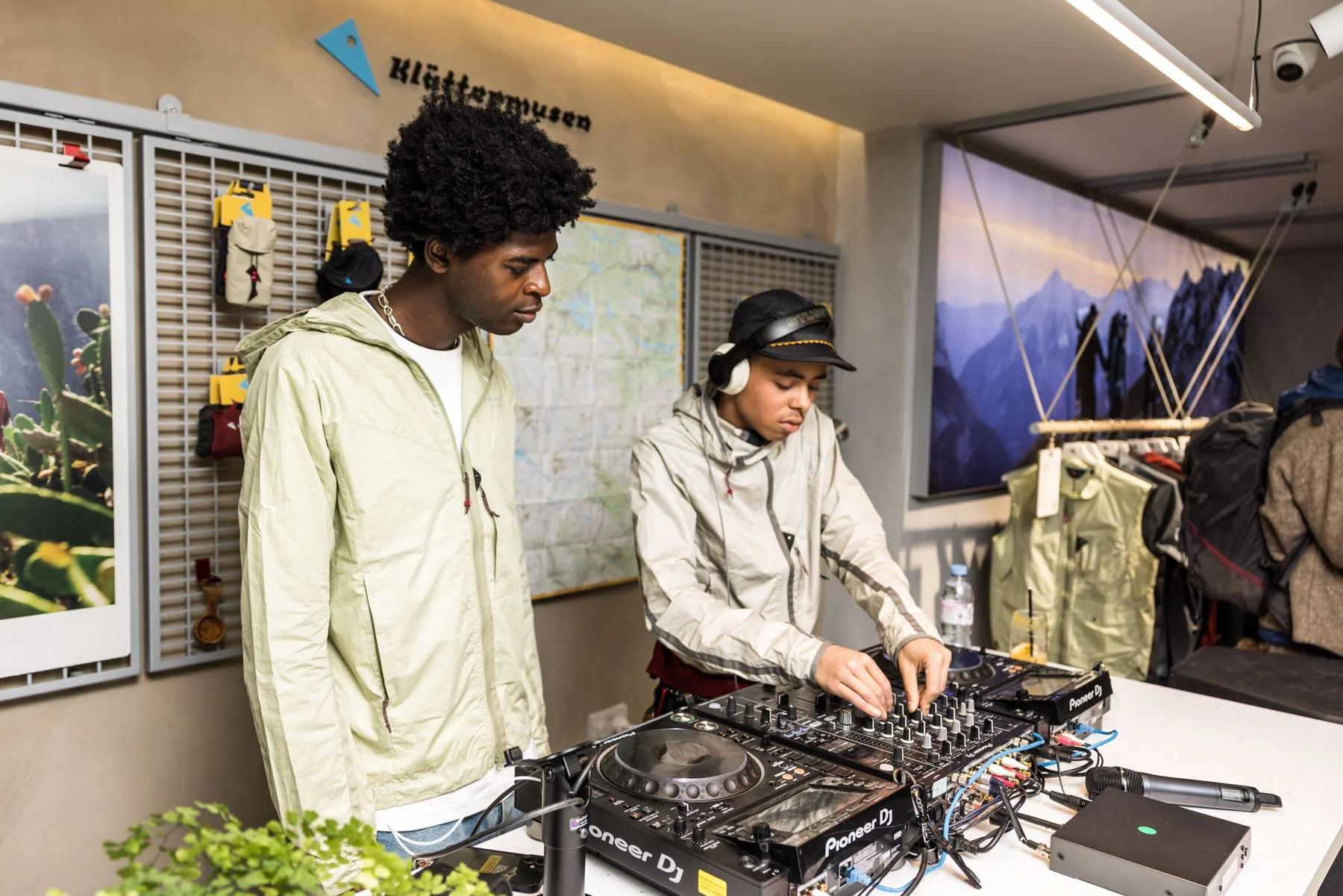 Brand event photography of DJs at Klattermunsen event