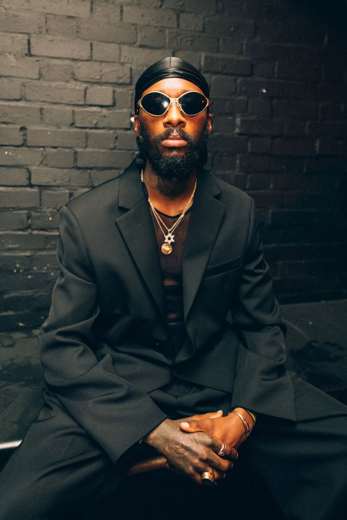 Editorial portrait photography of GoldLink for Boiler Room