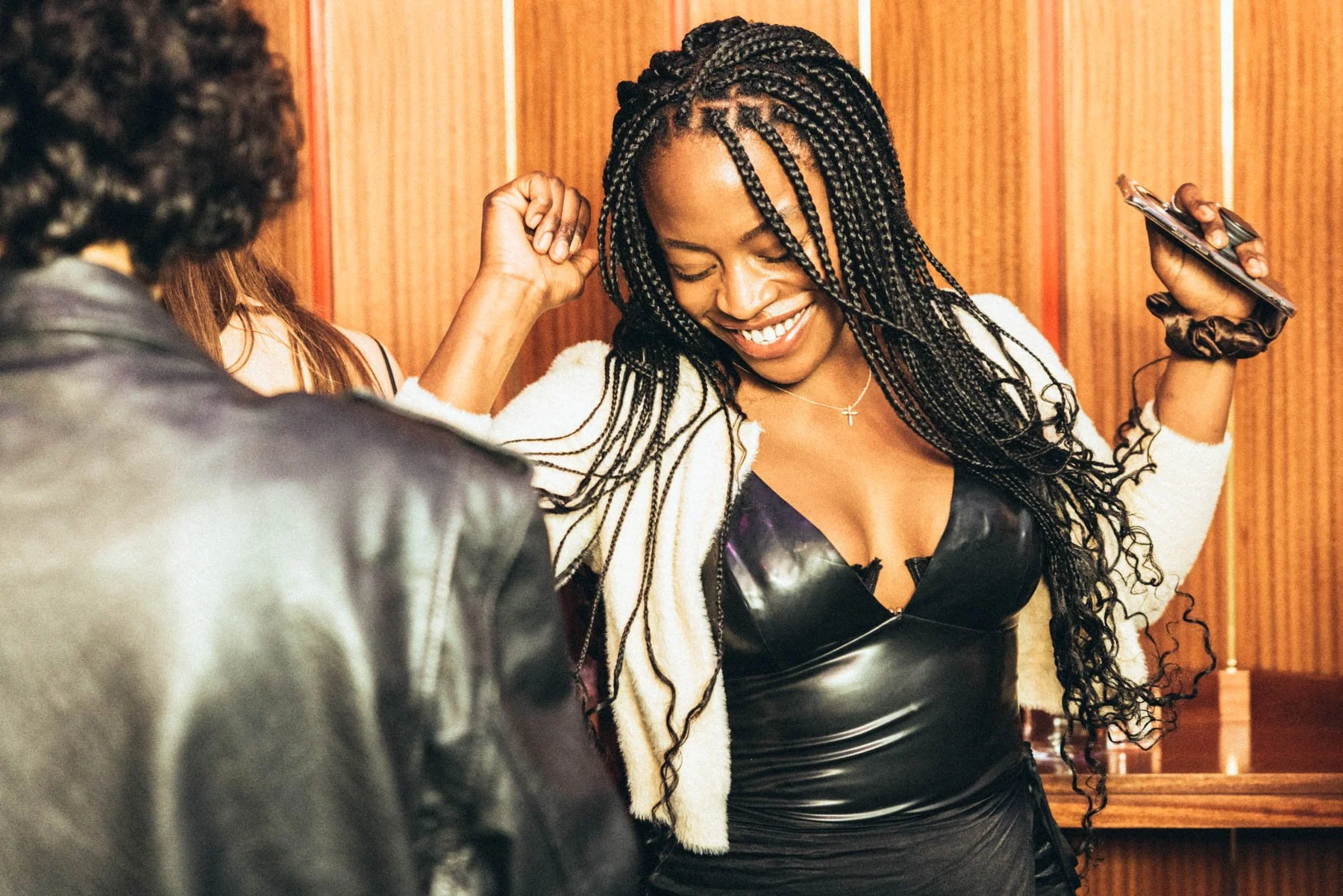 Guest at House of Trash event at Sweeties in London