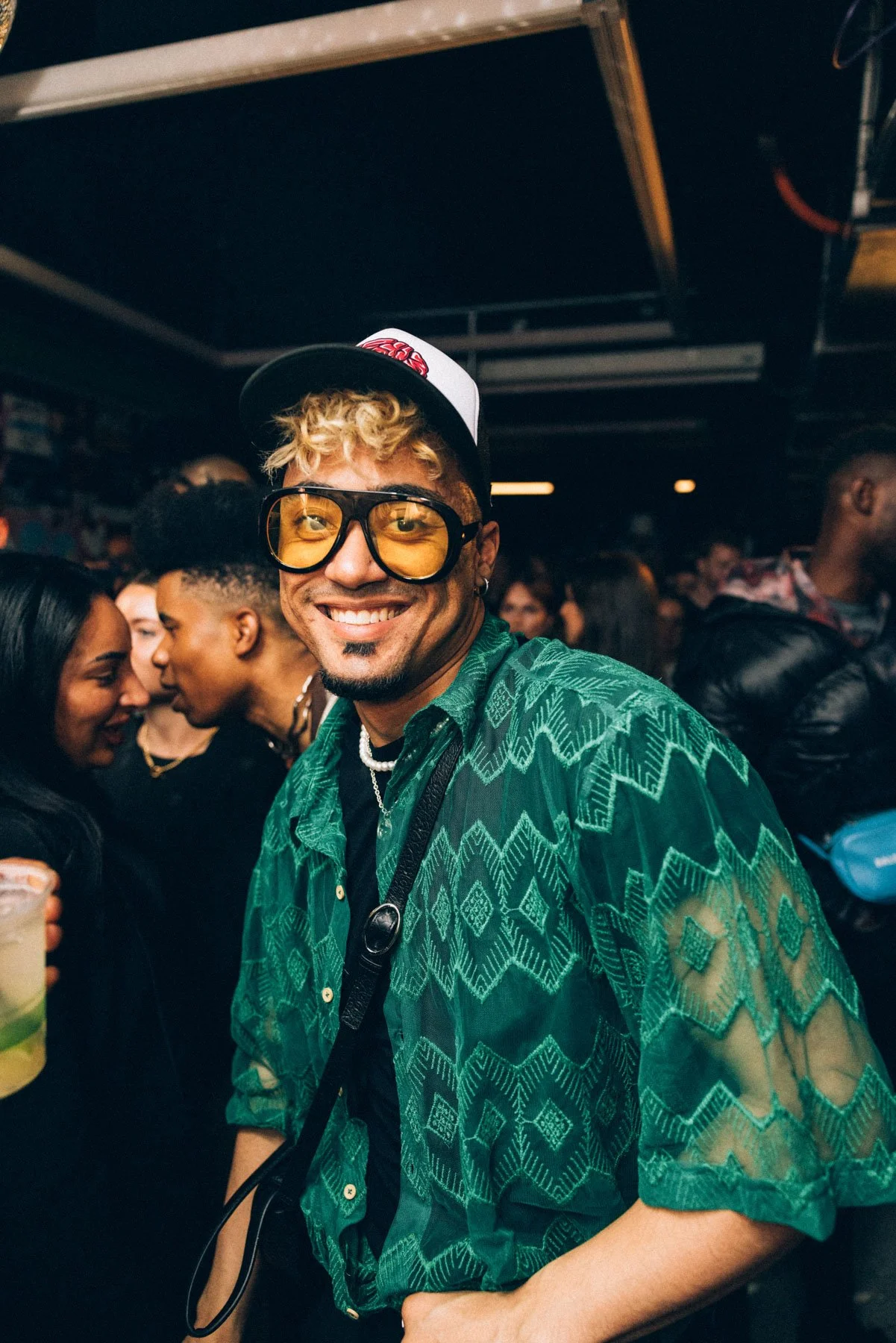 Event guest at Defected Records nightlife party