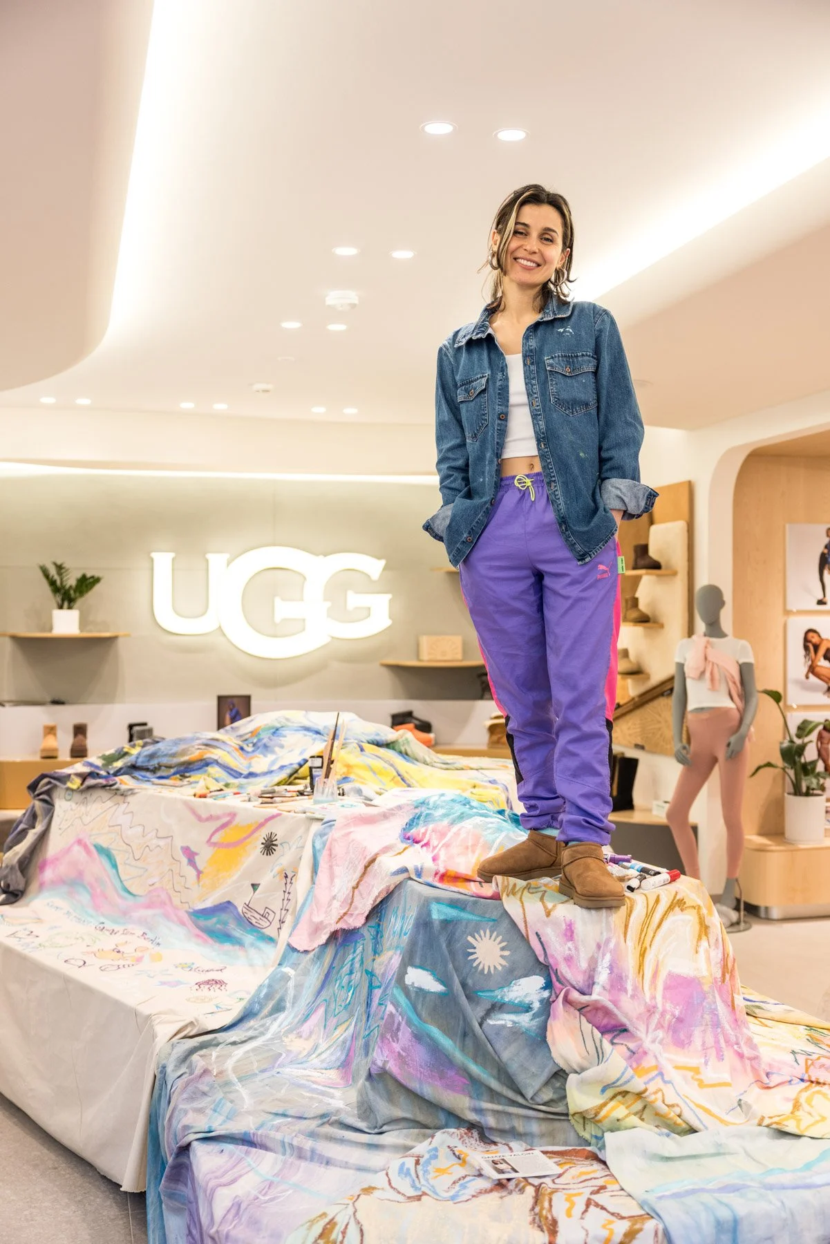 Brand event photography of Gamze Yalçın for UGG