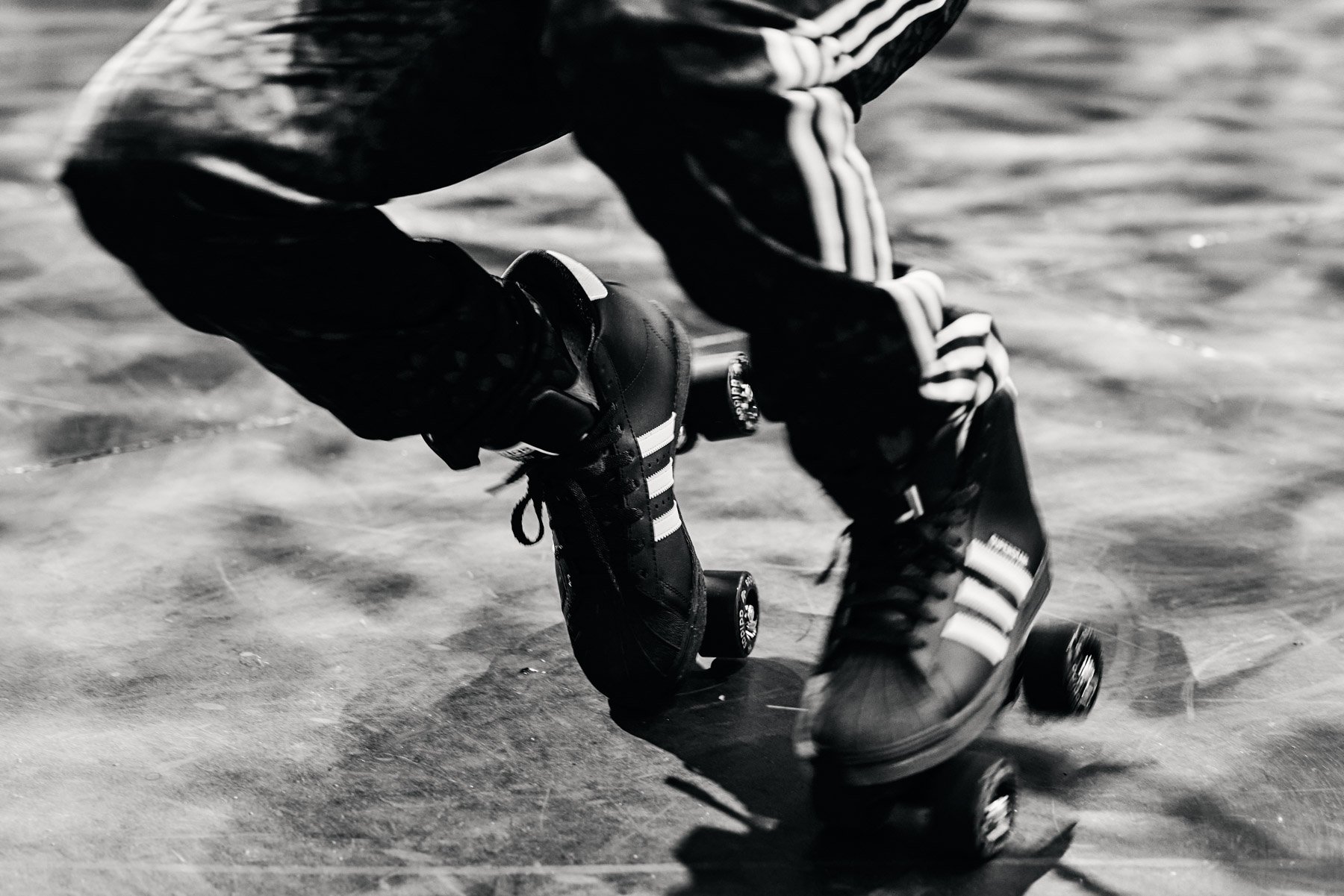 Adidas Superstar roller skate launch event at Vision Hall London