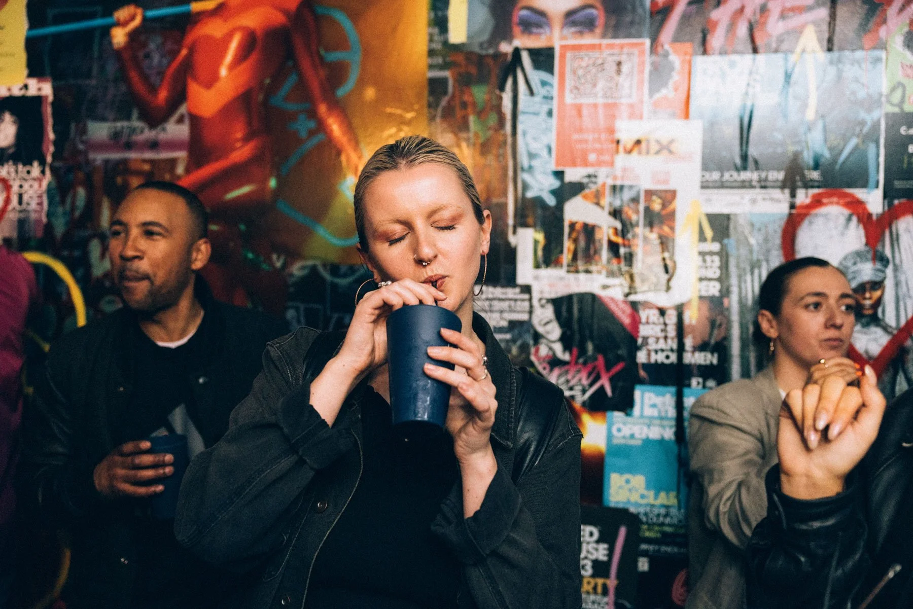 Portrait of guest at Defected Records party